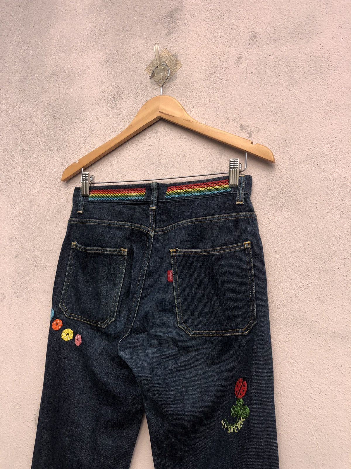 Hysteric Glamour Hysteric Glamour Embroidered Logo Jeans Size 27" / US 4 / IT 40 - 6 Thumbnail