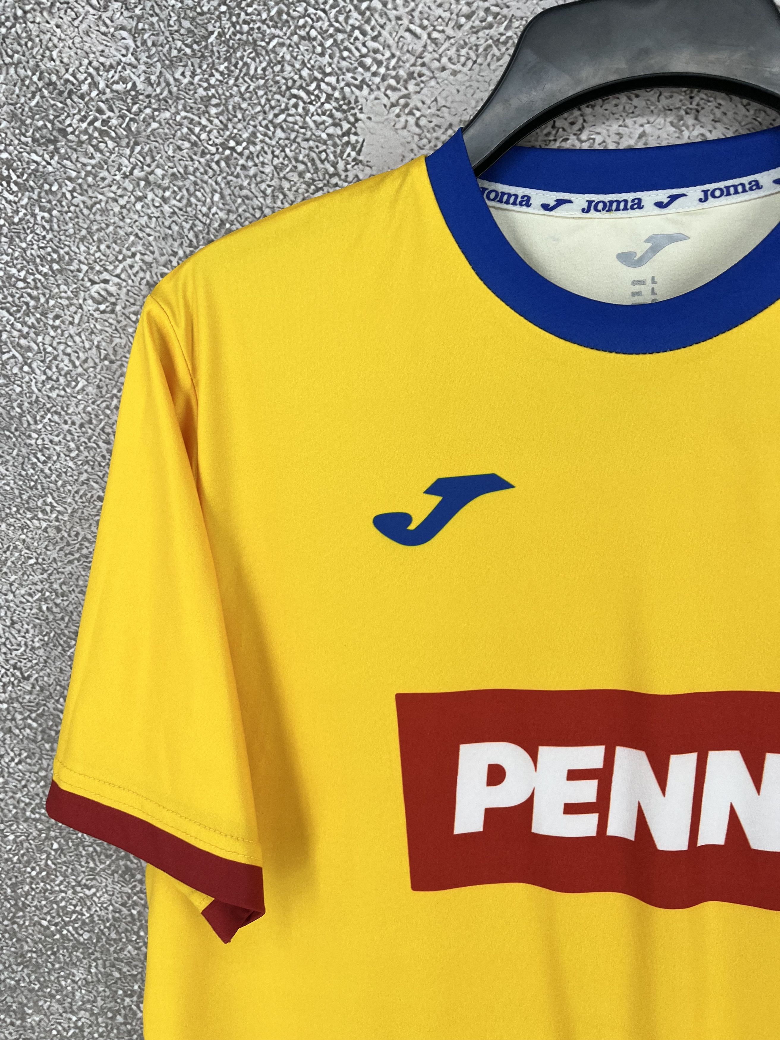 Joma Romania 2024-25 Joma Home Fan Football Shirt L Size US L / EU 52-54 / 3 - 8 Thumbnail