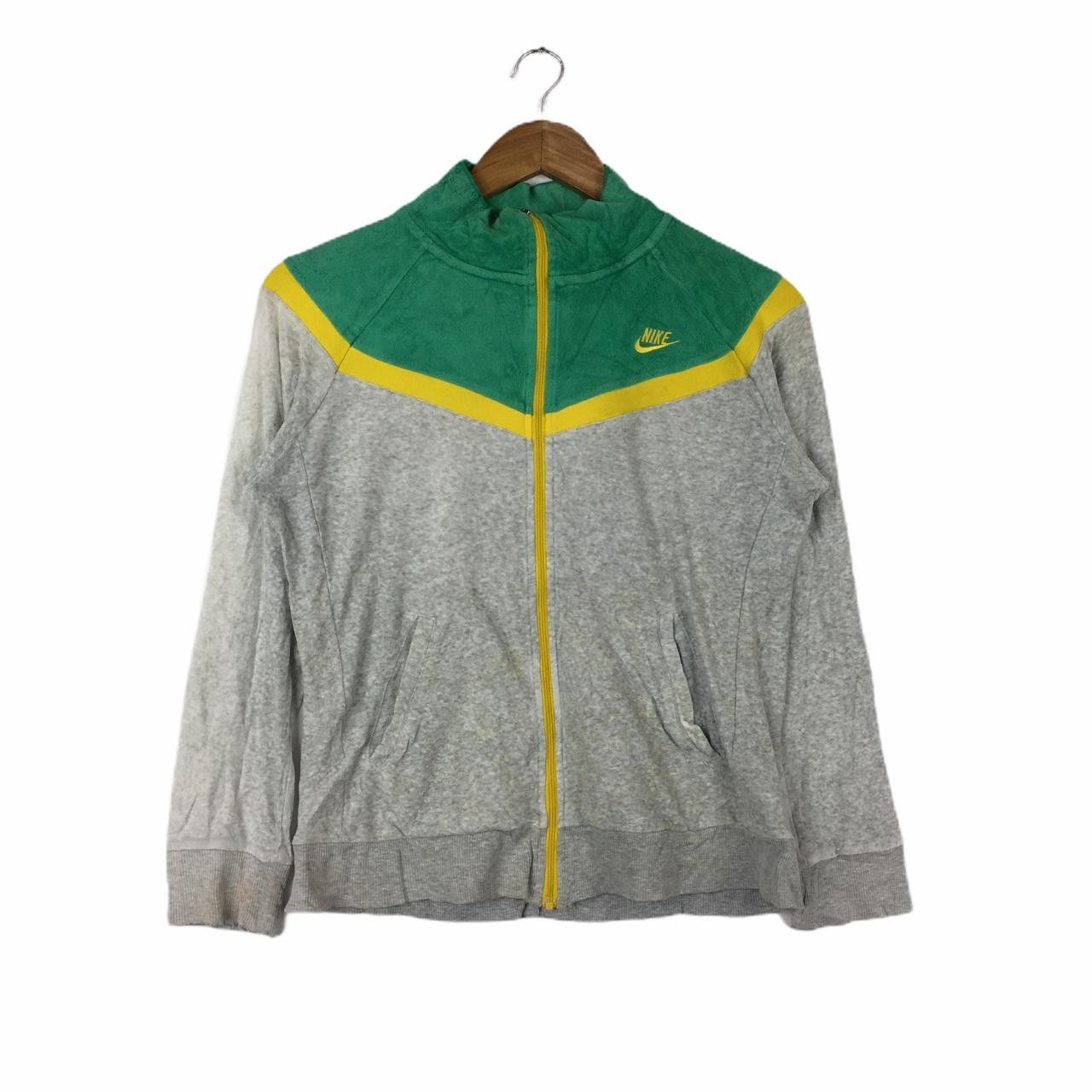 Nike Vintage NIKE Swoosh Logo Race Official Green Medium Hooded Size M / US 6-8 / IT 42-44 - 1 Thumbnail