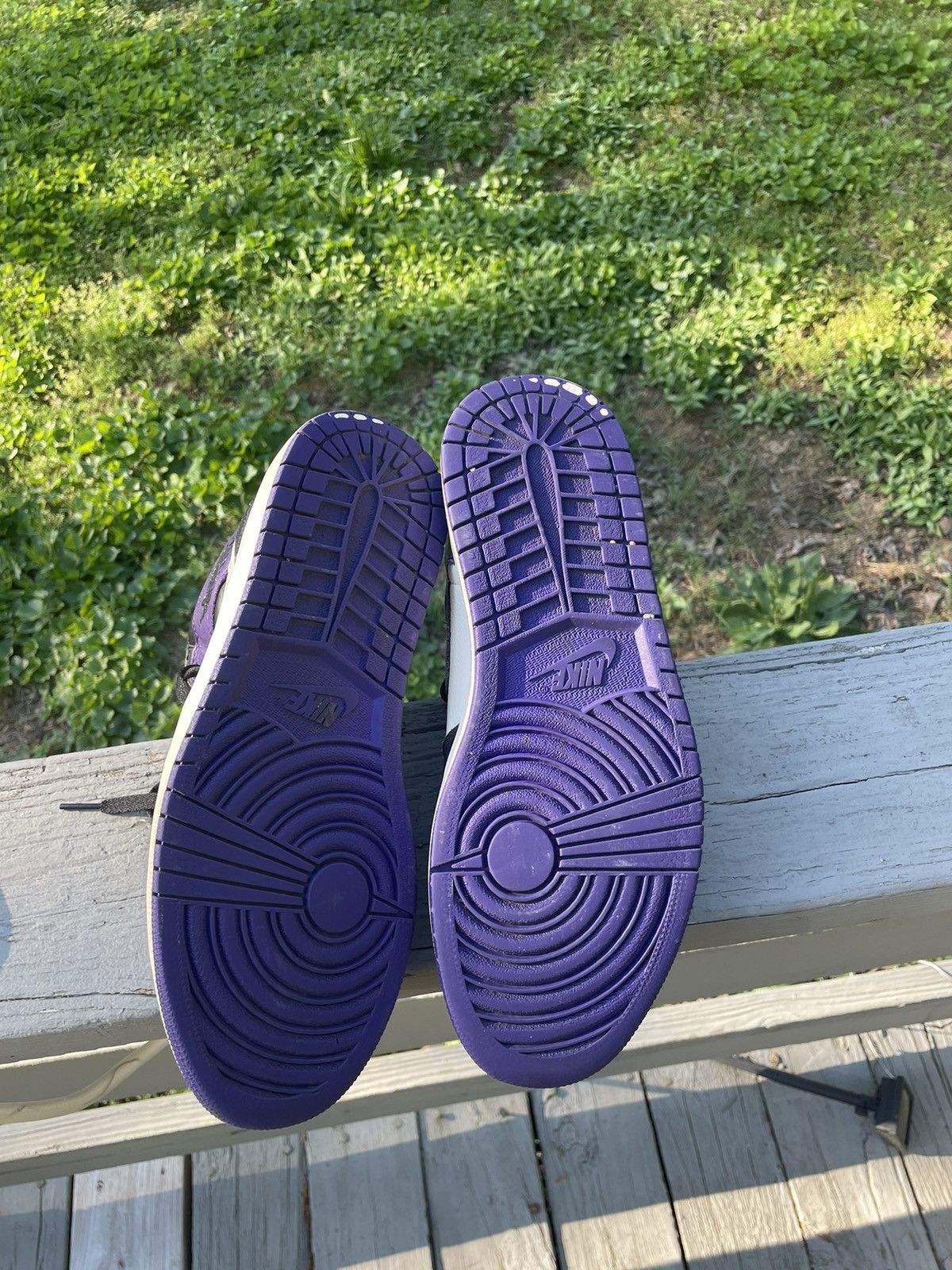 Jordan 1 court purple 1.0 Sz 10.5