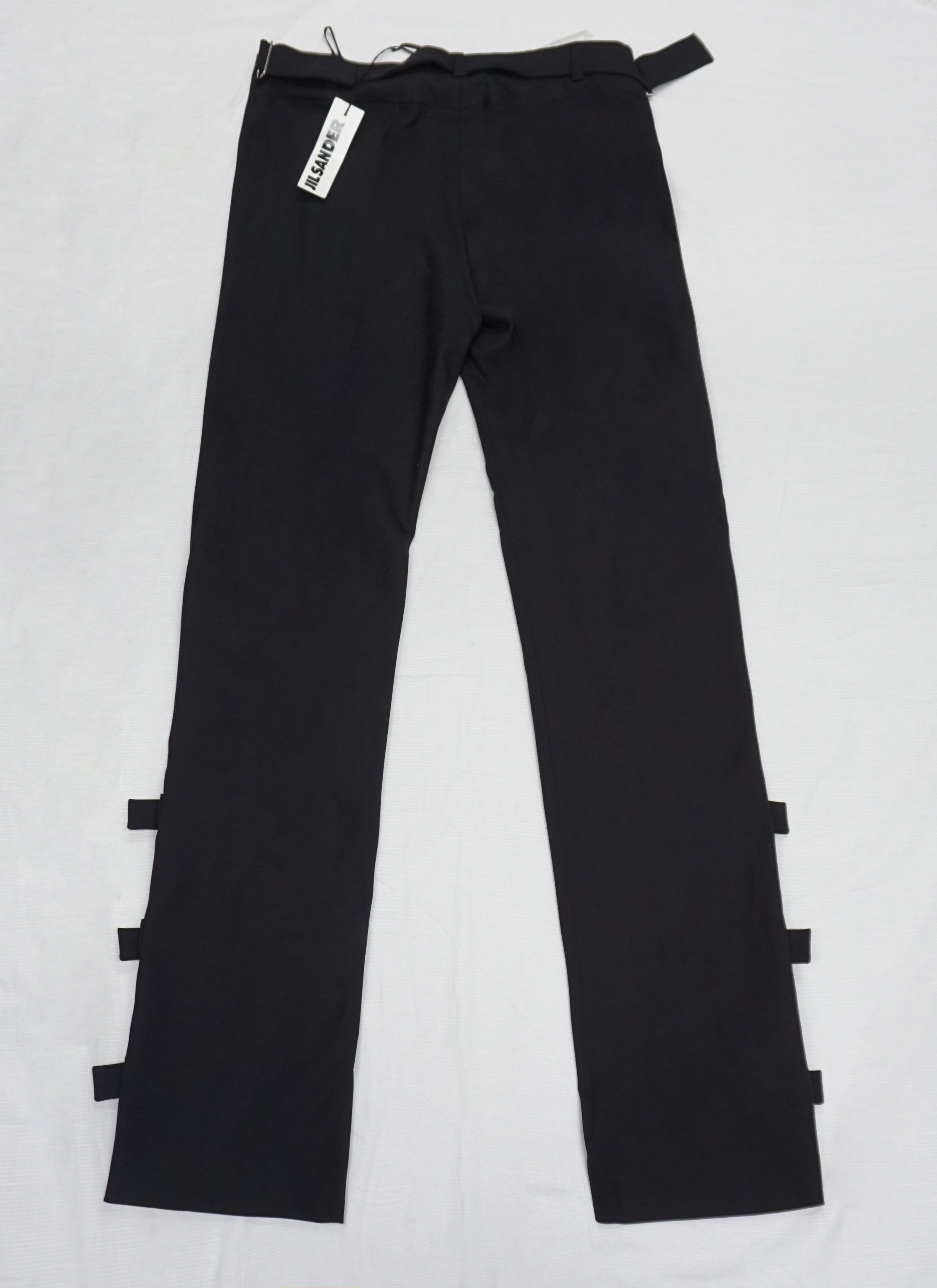 Jil Sander Jil Sander model no.302700 Michael black Pants Size 38" / US 16 / IT 52 - 1 Thumbnail