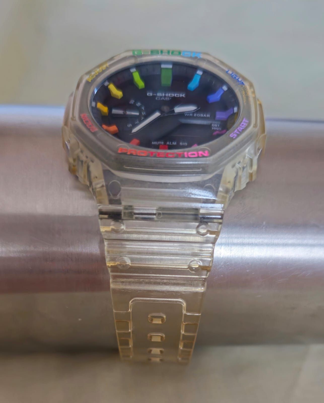 Casio Casio G Shock "Casioak" GA-2100SKE Rainbow Crystal Watch Size ONE SIZE - 4 Thumbnail
