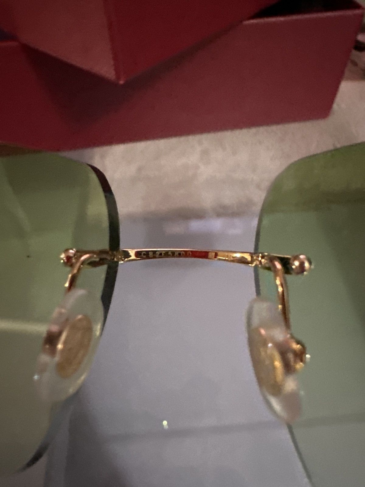 image of Cartier Glasses in Gold, Men's
