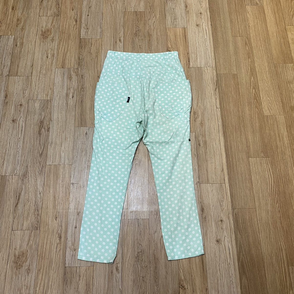 Issey Miyake 2000s Mercibeaucoup By Issey Miyake Polkadot Light Green Size US 26 / EU 42 - 4 Thumbnail