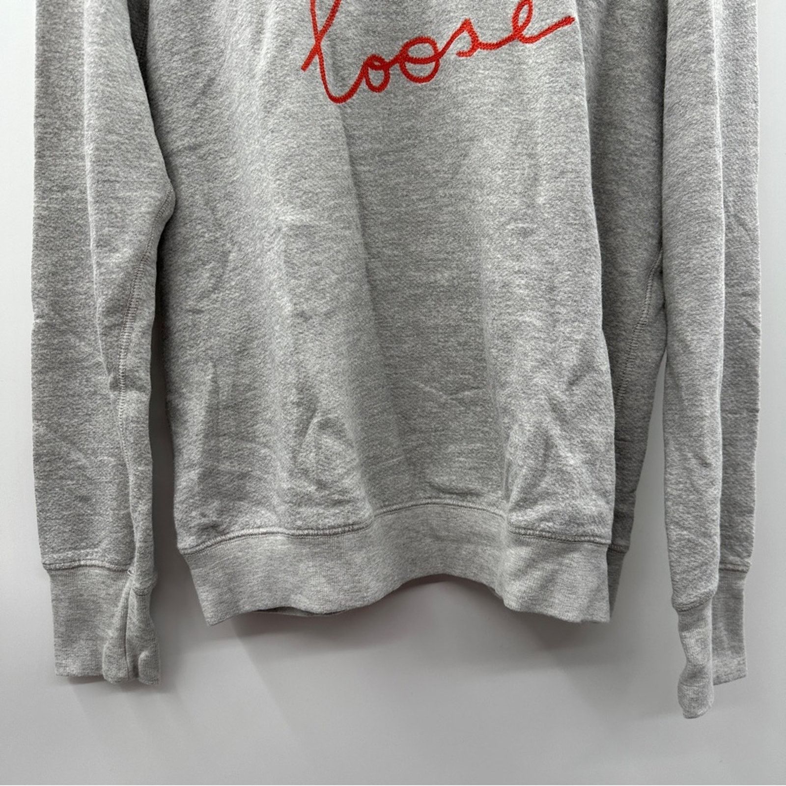 Sundry Sundry Gray Hang Loose Long Sleeve Crewneck Sweater Sz 1 (S) Size S / US 4 / IT 40 - 3 Thumbnail