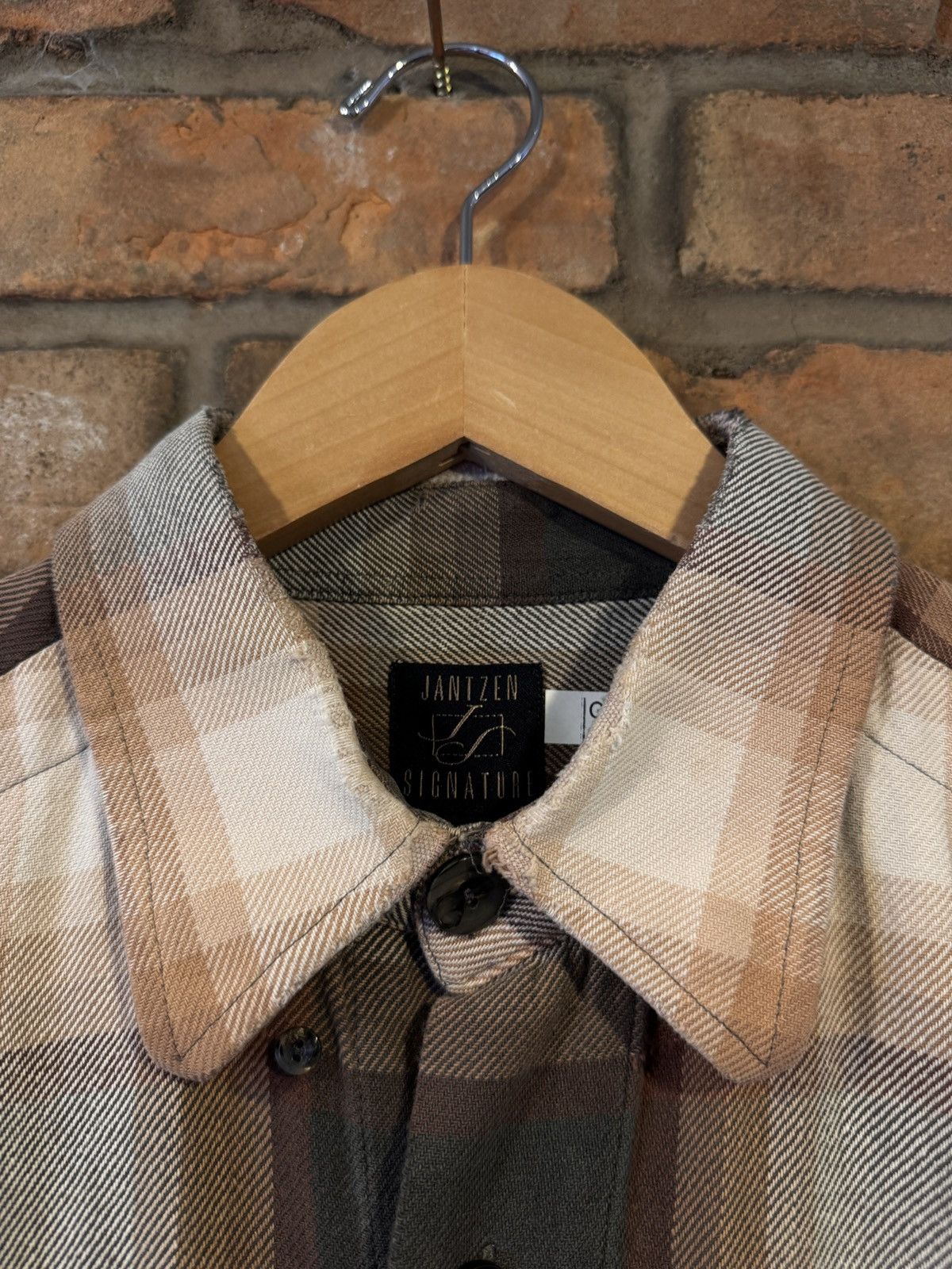 Jantzen 80s Jantzen Shadow Plaid Cotton Flannel Size US M / EU 48-50 / 2 - 4 Thumbnail