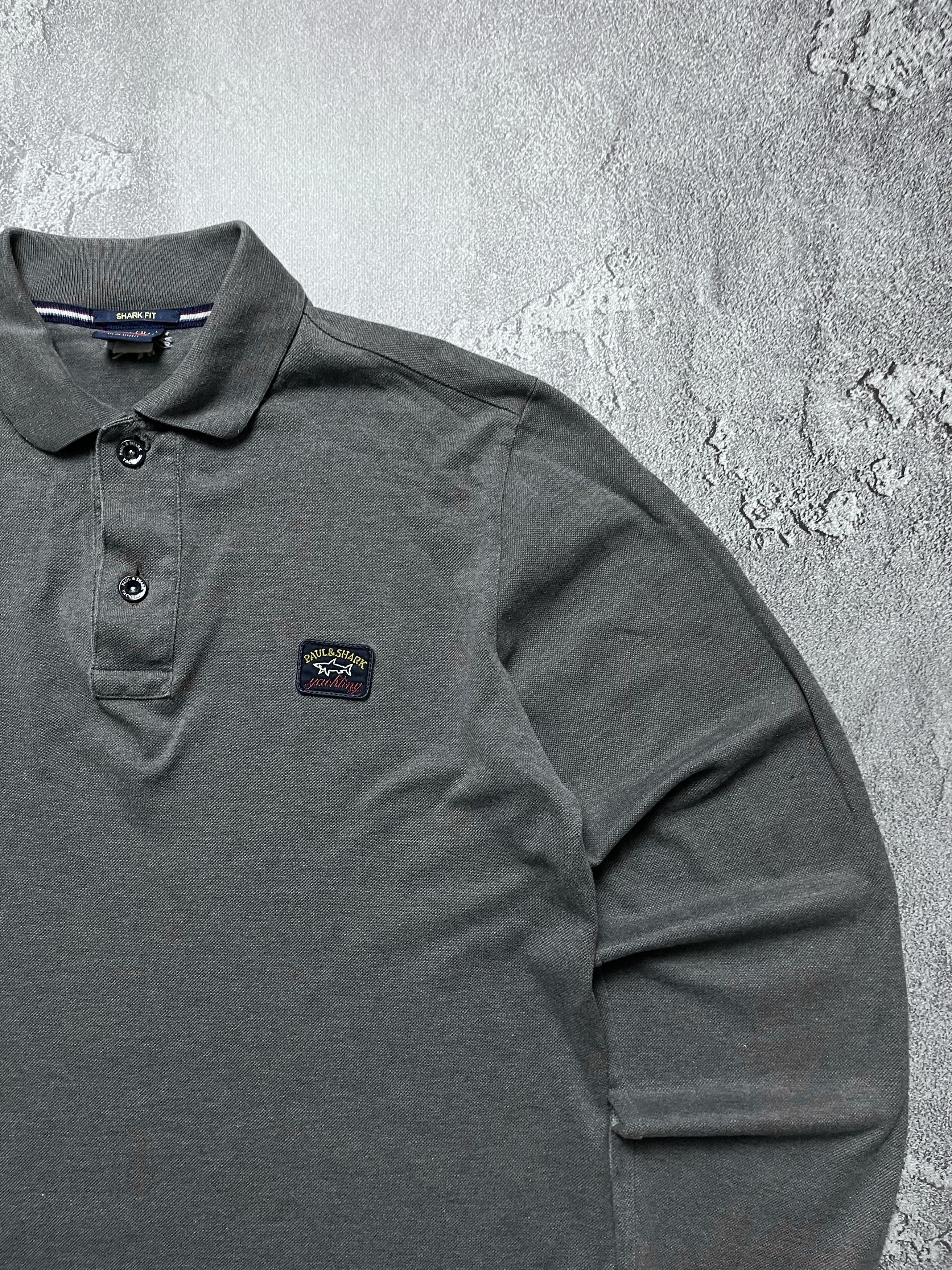 Paul & Shark Vintage Long Sleeve Paul & Shark Big Logo Mens L Size US L / EU 52-54 / 3 - 2 Thumbnail