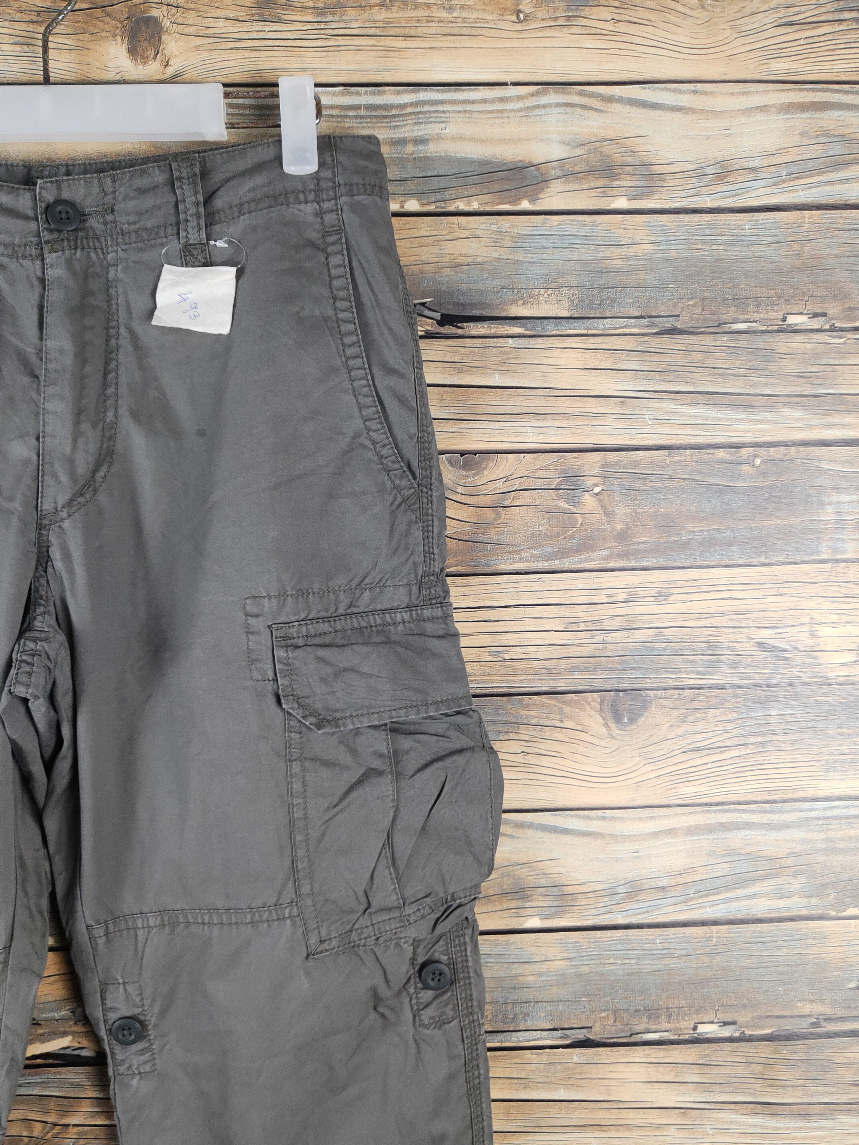 Japanese Brand DL Green Multipocket utility Tactical Cargo Pants #493 Size US 30 / EU 46 - 5 Thumbnail