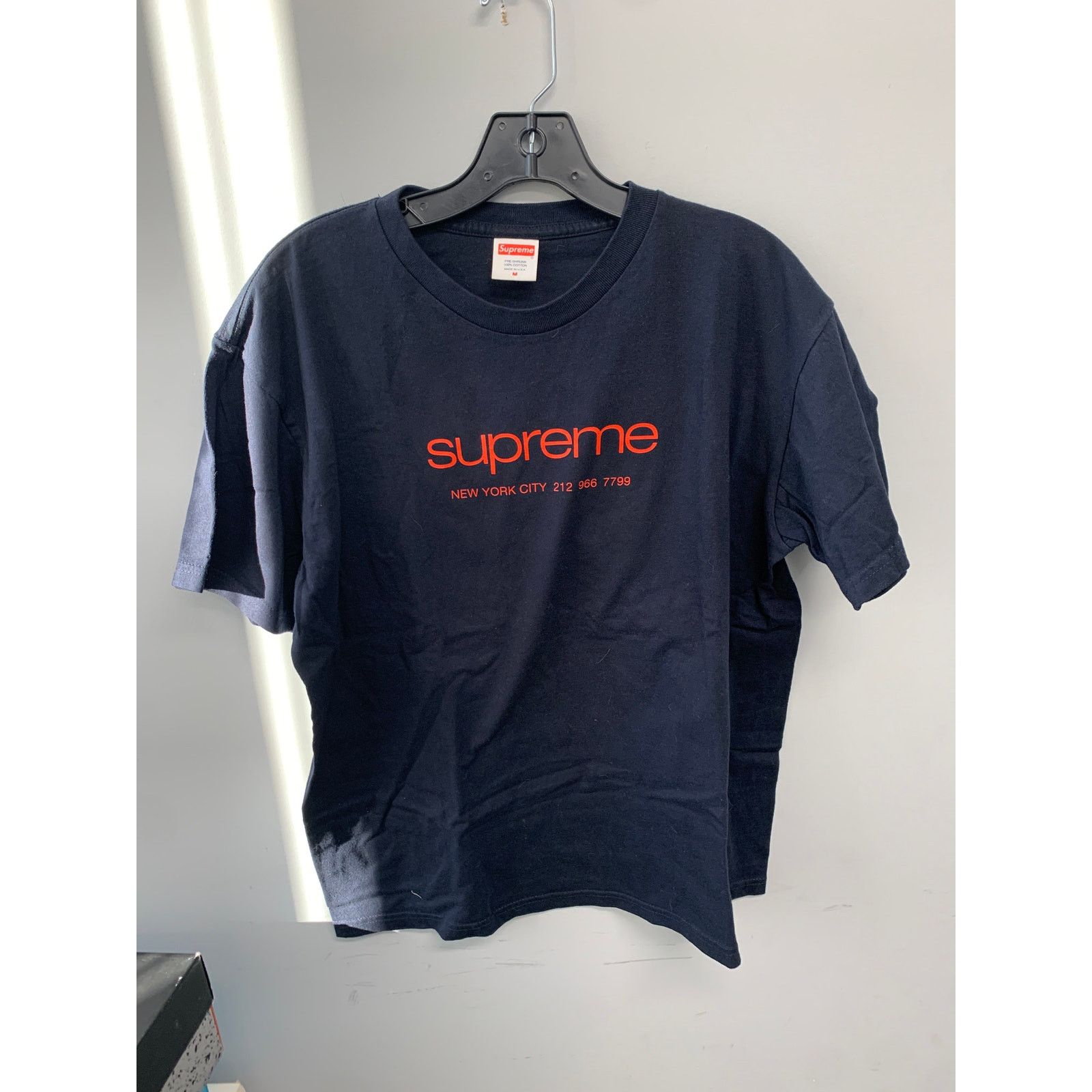 Supreme Supreme Classic Tee Navy Size Medium BRAND NEW SHIPS NOW Size US M / EU 48-50 / 2 - 1 Preview