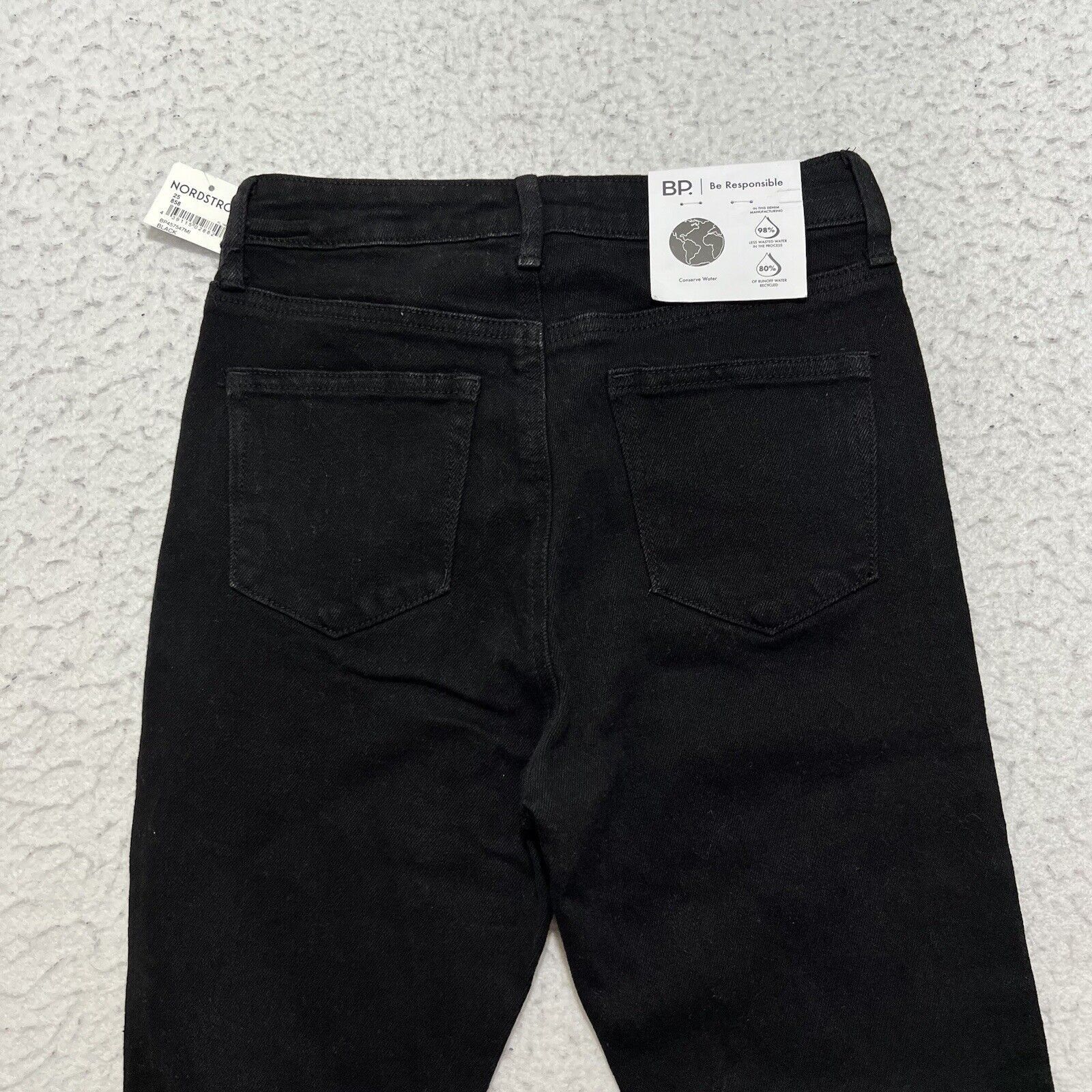 Nordstrom BP Women’s 25 High Rise Skinny Jeans 5 Metal Buttons Size 25" / US 0 / IT 36 - 6 Thumbnail