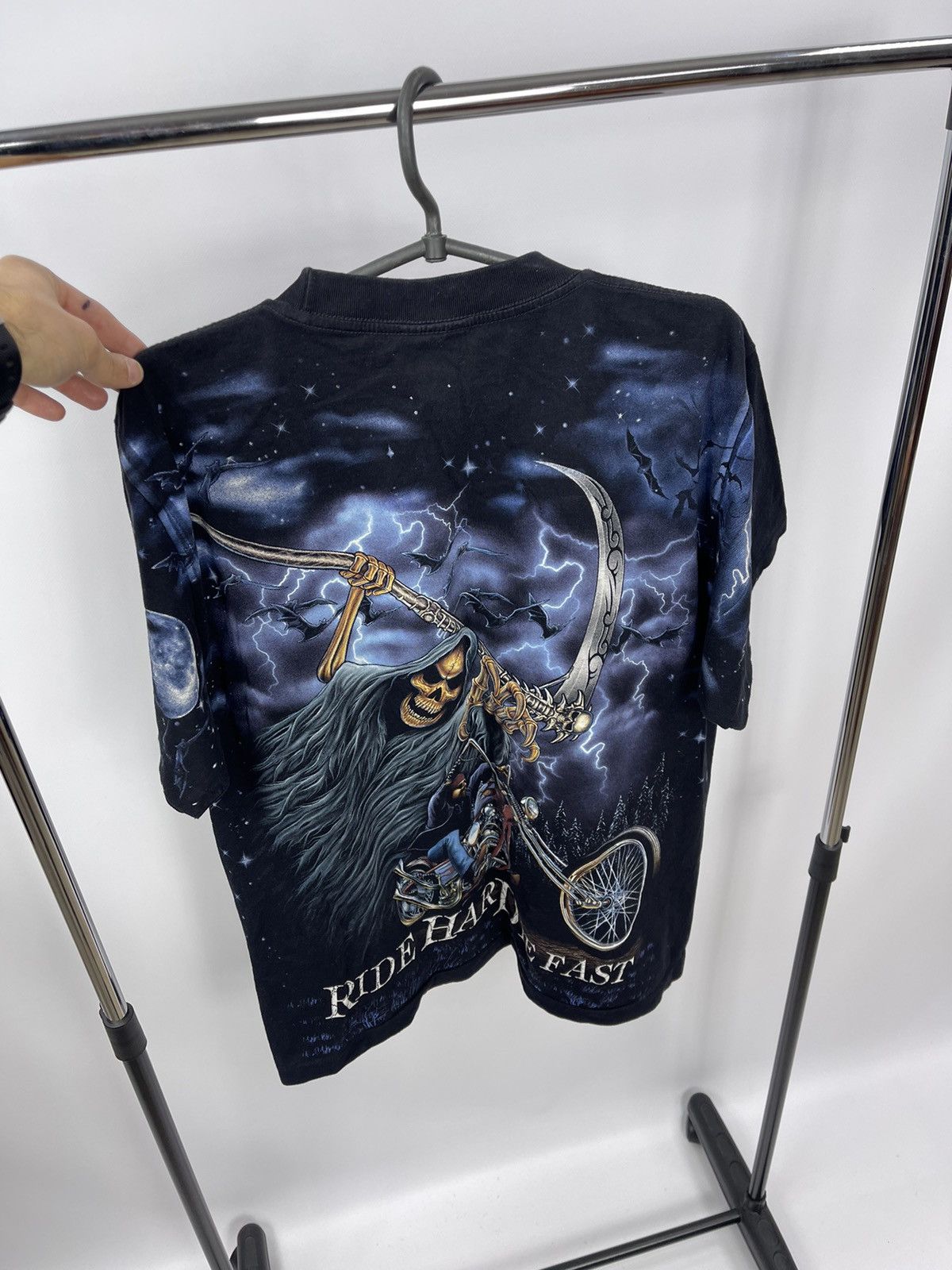 Band Tees × Vintage Rock Eagle Single Stitch T Shirt Mens Large Ride Hard Size US L / EU 52-54 / 3 - 6 Thumbnail