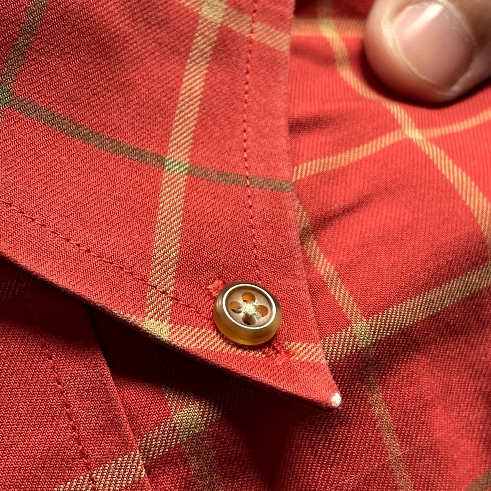 Brooks Brothers Brooks Brothers Shirt Mens XL Red Plaid Long Sleeve Button-Down Non Iron Cotton Size US XL / EU 56 / 4 - 5 Thumbnail