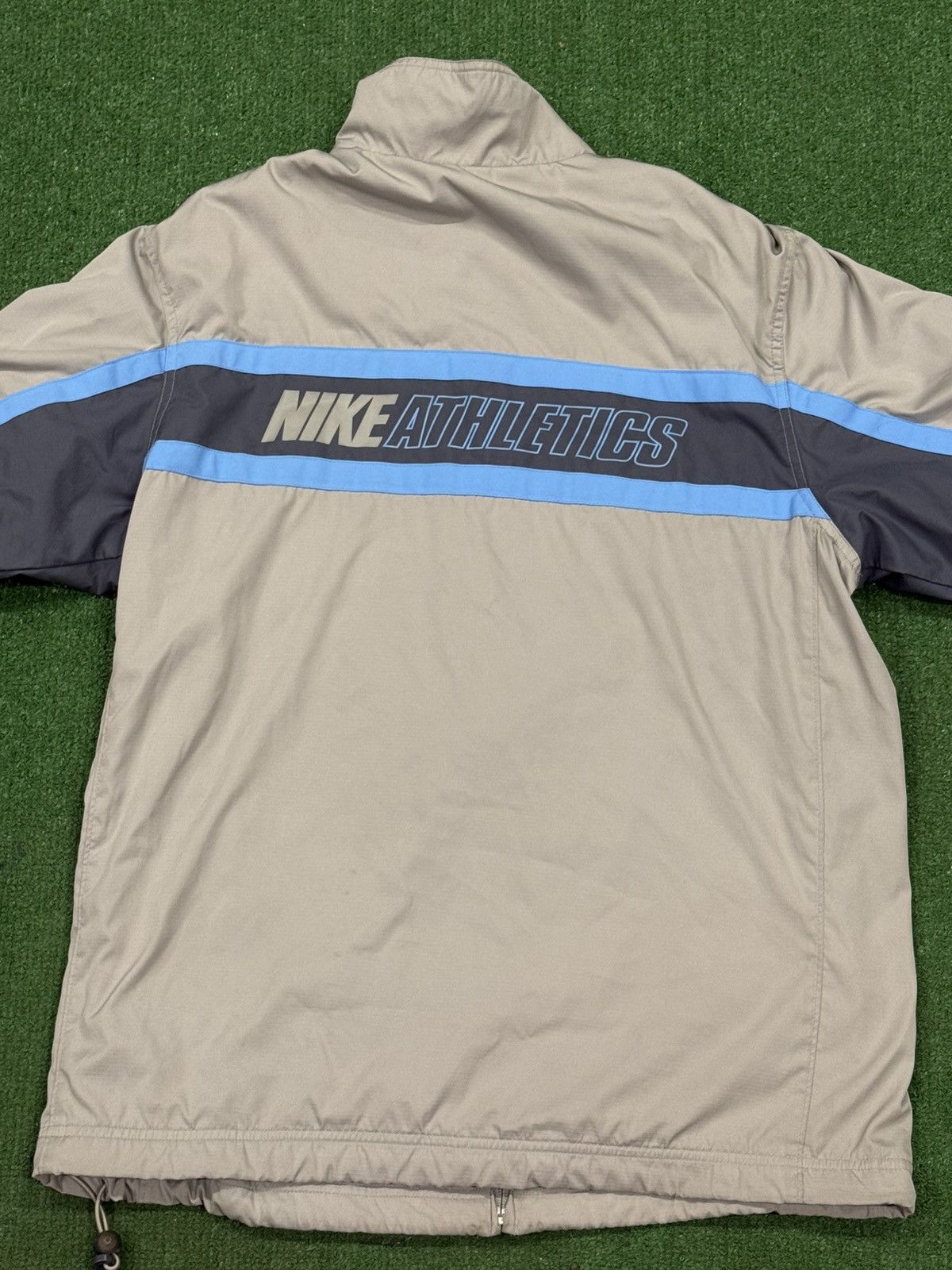Nike Vintage Y2k Nike Athletics Silver Tag Spellout Jacket Size US M / EU 48-50 / 2 - 4 Thumbnail