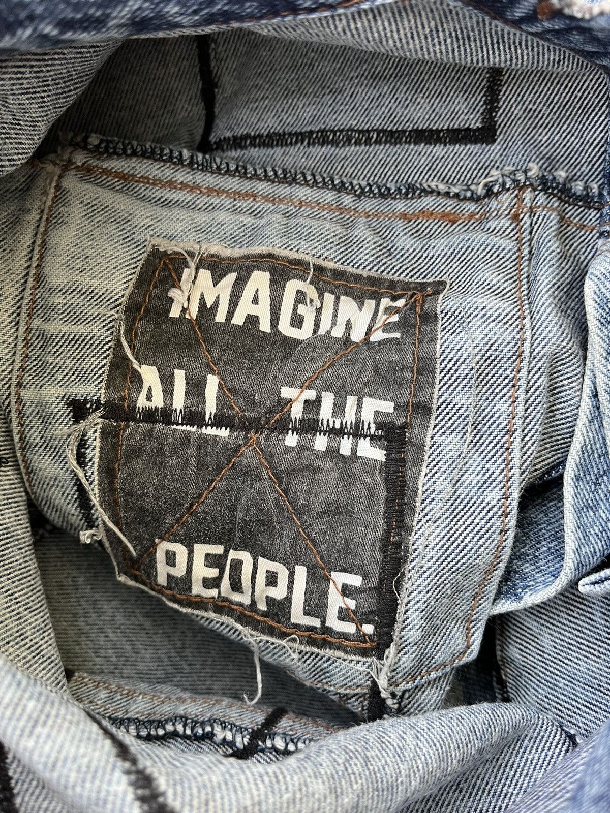 The People Vs. RARE 💎 TPVS Ragged Patches Denim Vest Size US S / EU 44-46 / 1 - 12 Thumbnail