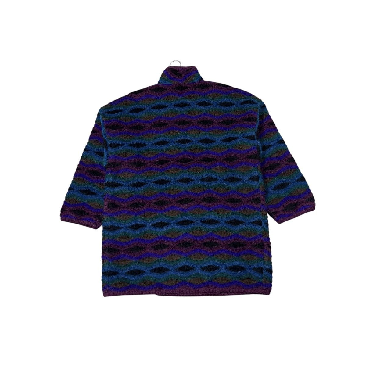 Missoni Vintage Missoni Reversible Wool Mohair Puffer Light Jacket Size L / US 10 / IT 46 - 9 Thumbnail