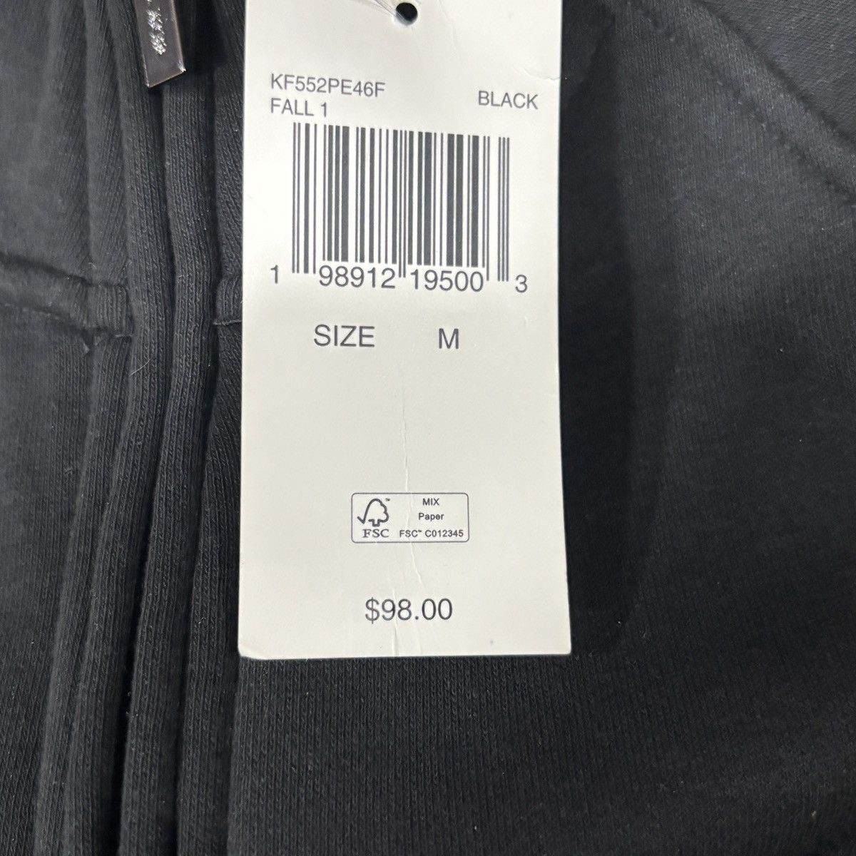 Michael Kors Michael Kors Quarter Zip Pullover Mens Medium Black NWT Size US M / EU 48-50 / 2 - 9 Thumbnail