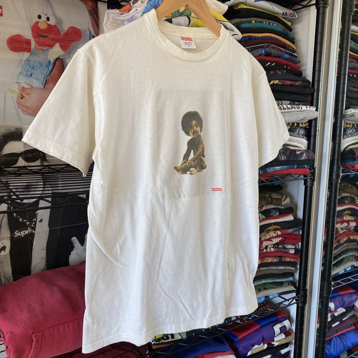 Supreme Vintage Supreme Biggie Small Photo T-Shirt White 2011 Music Size US M / EU 48-50 / 2 - 4 Thumbnail