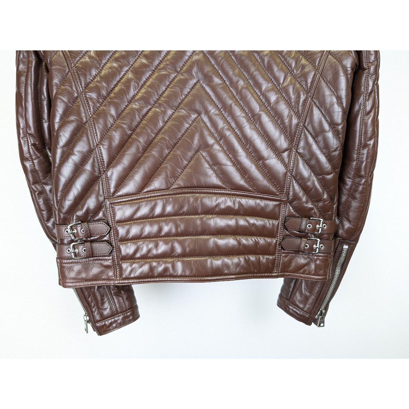 Tom Ford o1rshd1 Leather Jacket in Brown Size US M / EU 48-50 / 2 - 18 Thumbnail