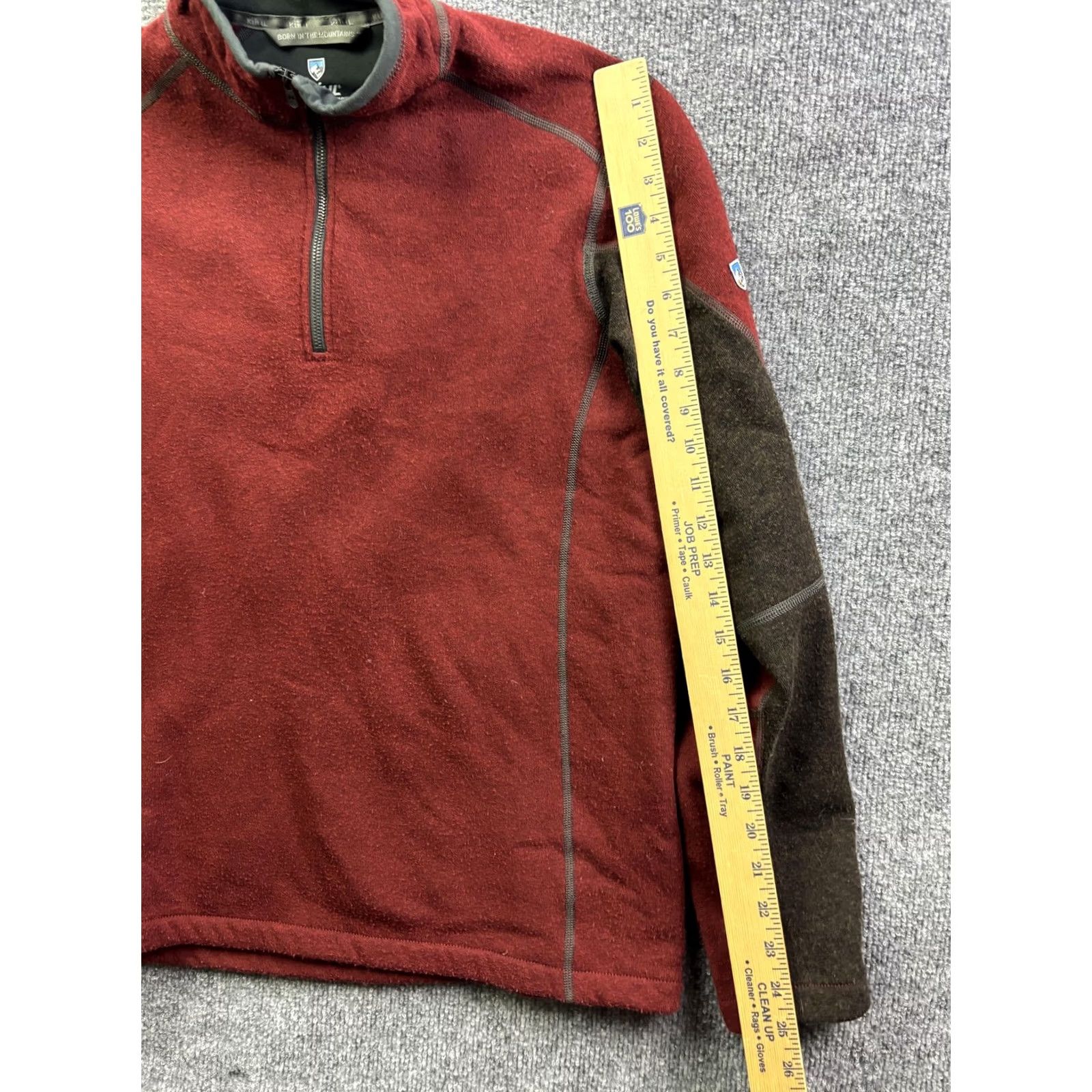 Vintage Kuhl Fleece Pullover Men M Red 1/4 Zip Long Sleeve Hiking Performance Shirt Size US M / EU 48-50 / 2 - 3 Thumbnail