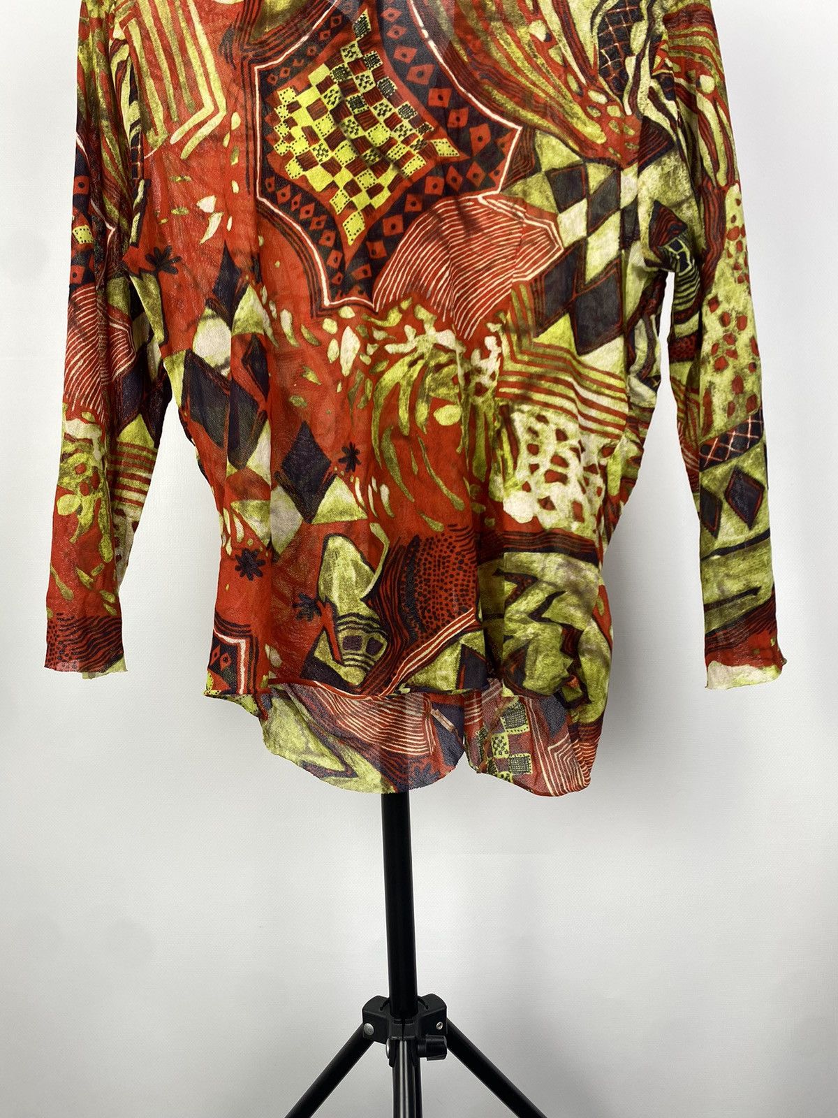 Designer × Japanese Brand Garella Jean Paul Gaultier Style Mesh Top Blouses Size M / US 6-8 / IT 42-44 - 7 Thumbnail
