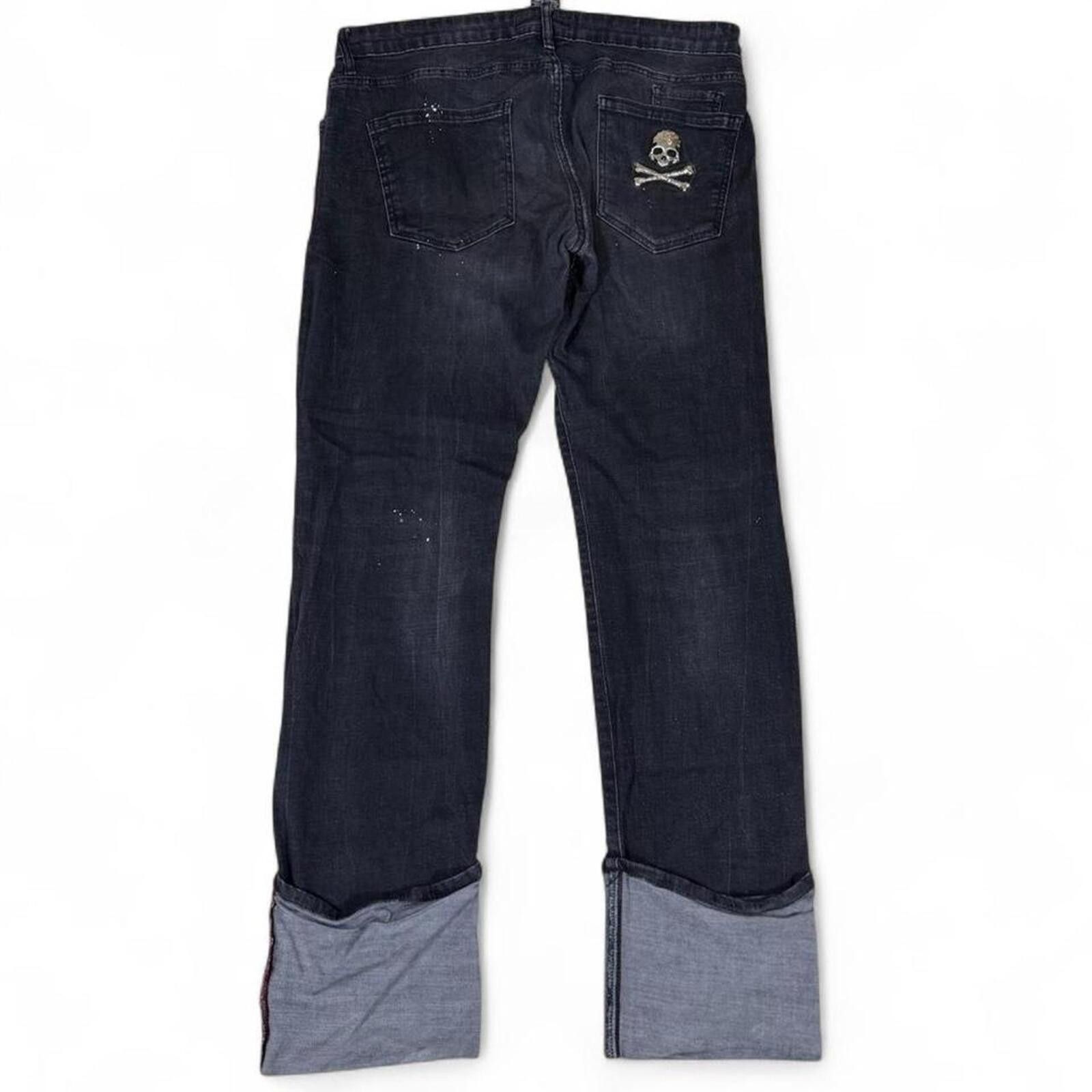 Philipp Plein Unique Philipp Plein designer denim jeans mask design on hem Size US 36 / EU 52 - 4 Thumbnail