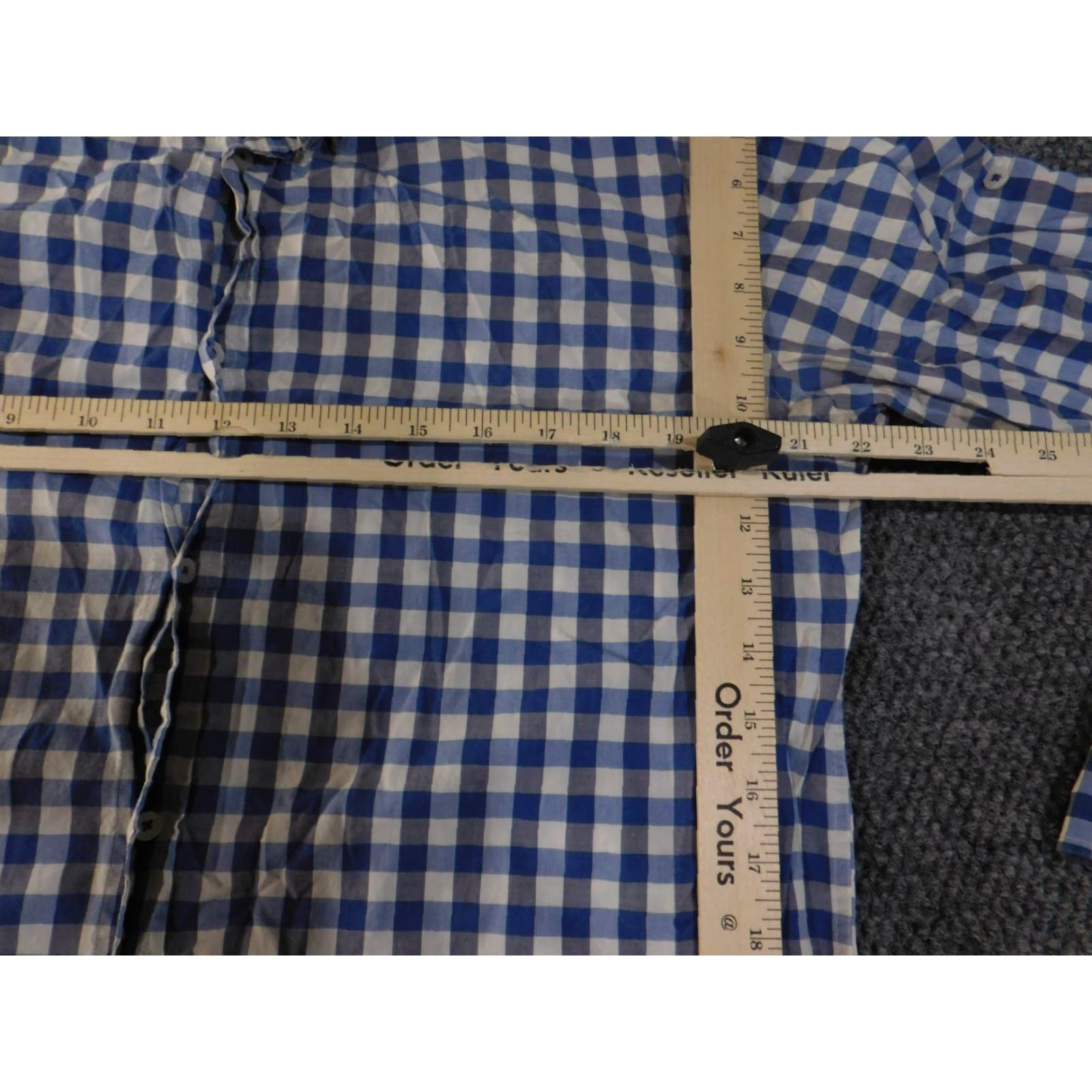 Zara Zara Shirt Mens Large Blue Plaid Button-Up Casual Button-Down Collar Classic Size US L / EU 52-54 / 3 - 7 Thumbnail