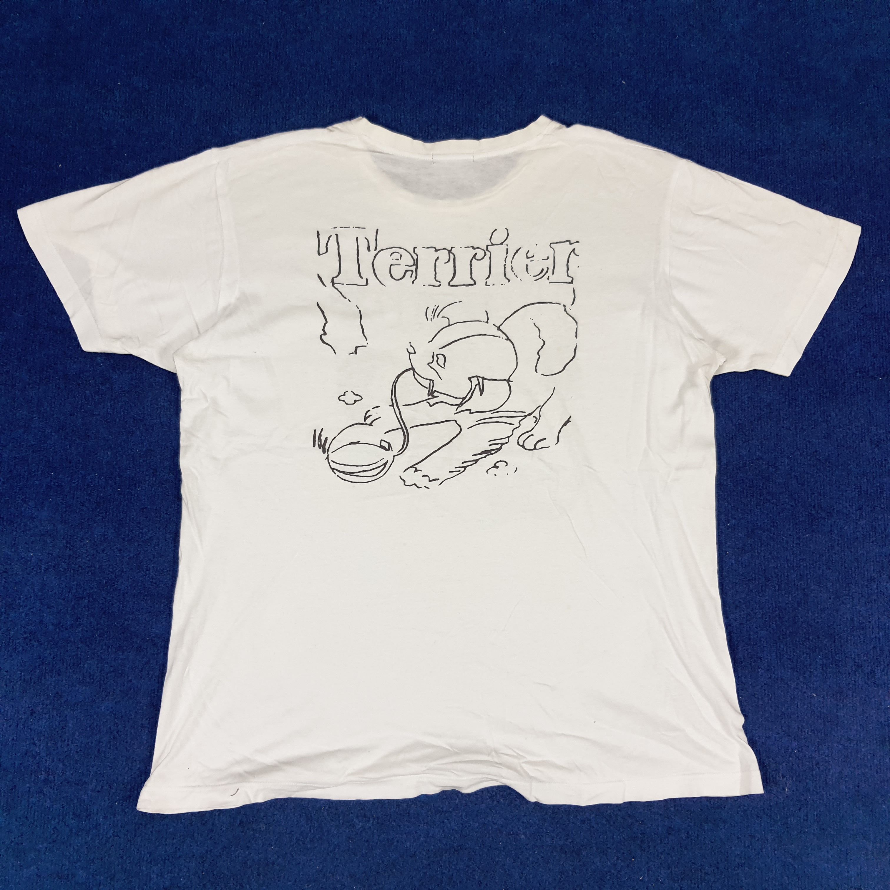 Andy Warhol × Vintage Vintage Andy Warhol Terrier Art T-shirt Size US XL / EU 56 / 4 - 3 Thumbnail
