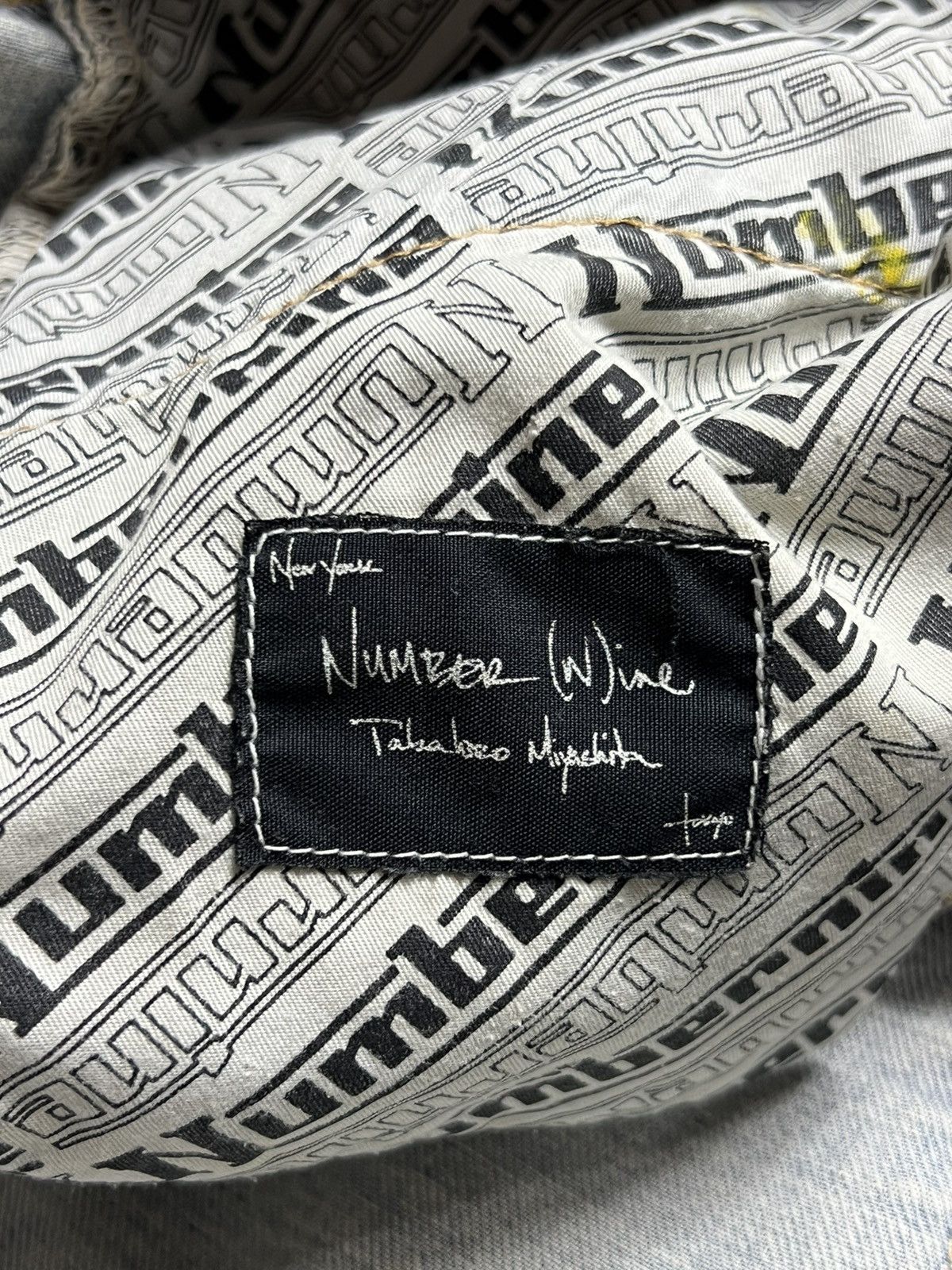 Number (N)ine × Takahiromiyashita The Soloist. Number Nine ss06 Guns Painter Denim Size US 30 / EU 46 - 4 Thumbnail