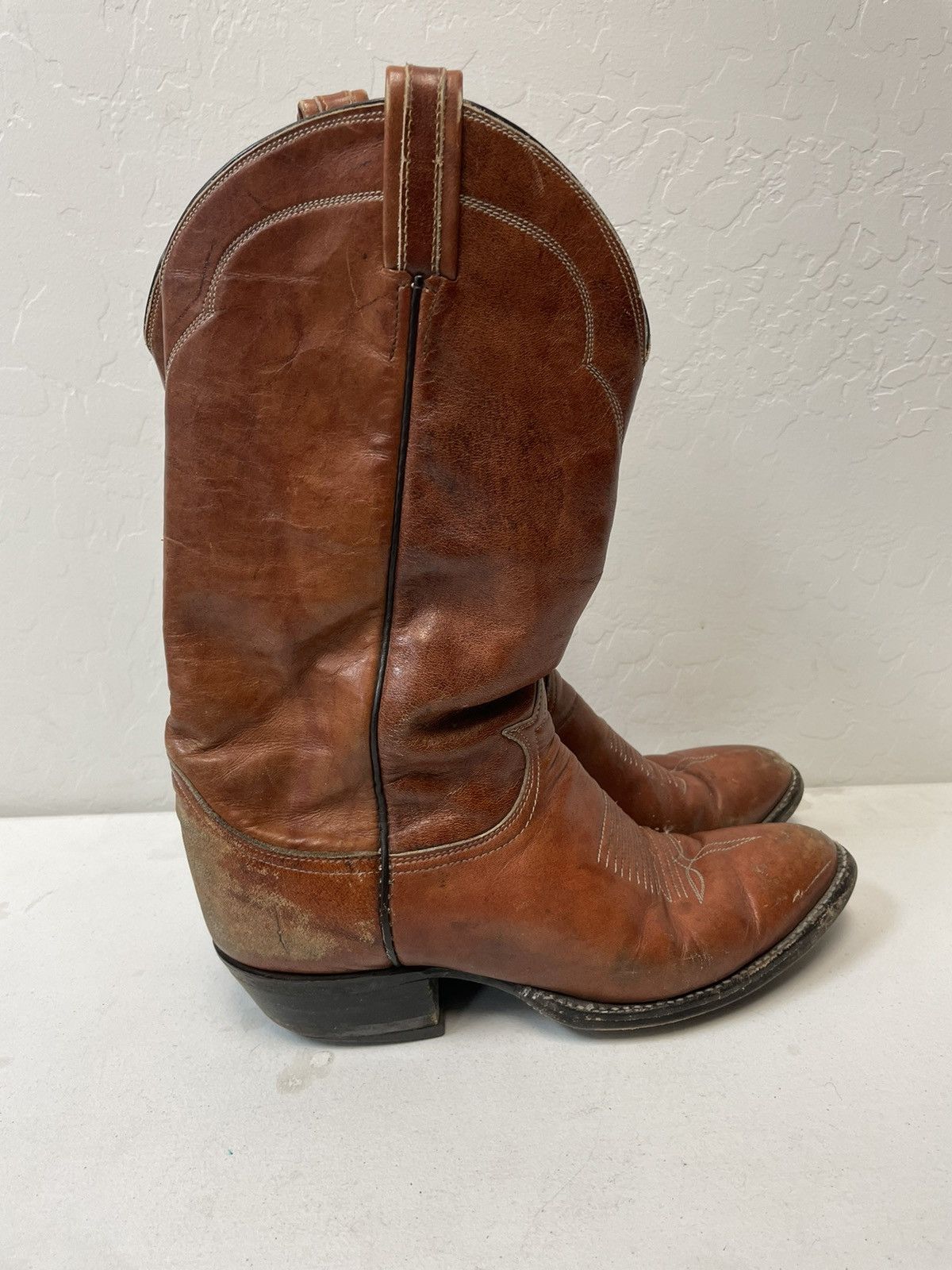 Tony Lama × Vintage Love Worn Western Boots Size US 9 / EU 42 - 2 Thumbnail