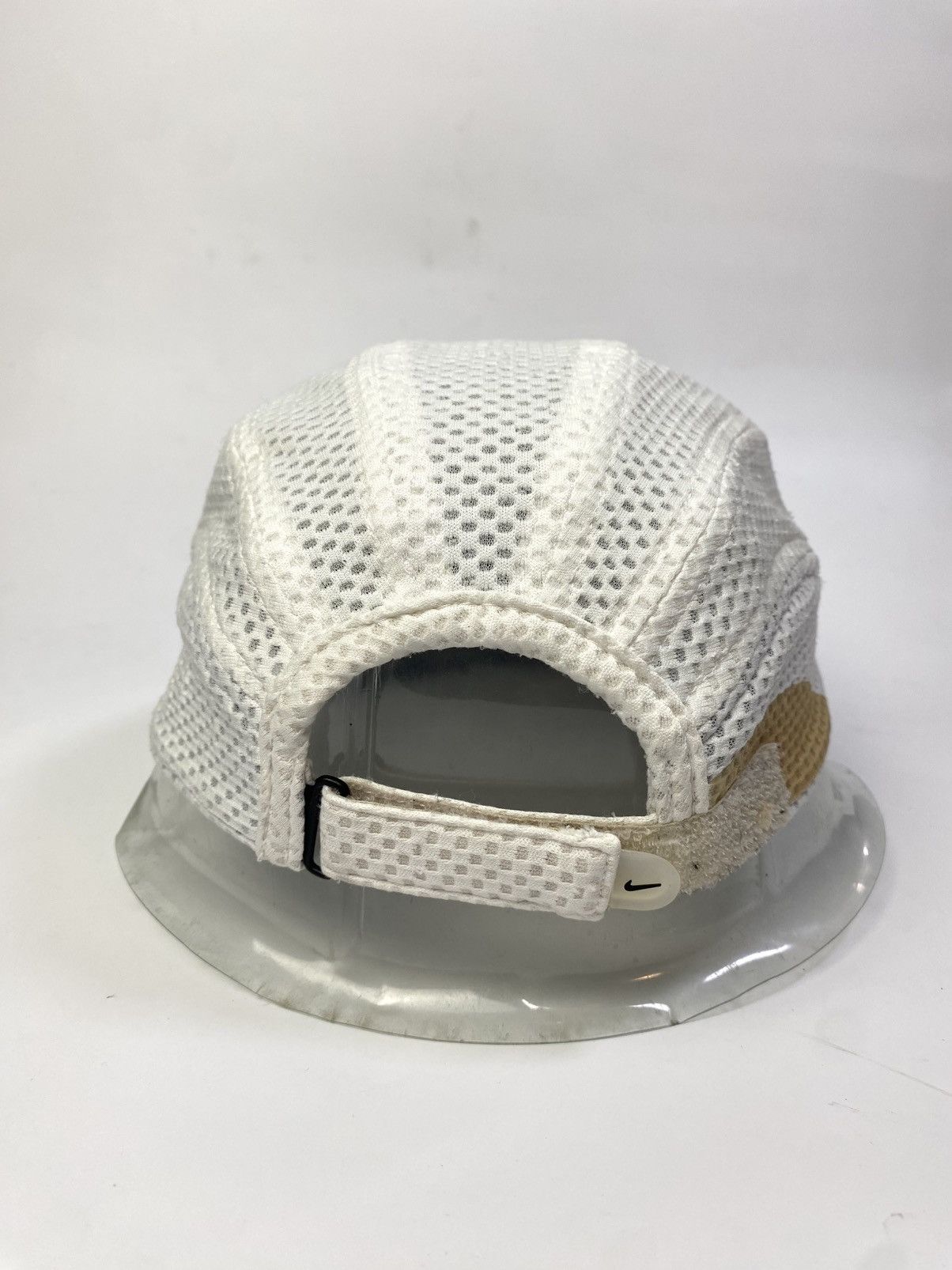 Nike Vintage Nike Tailwind White 7Panel Running Hat Size ONE SIZE - 5 Thumbnail