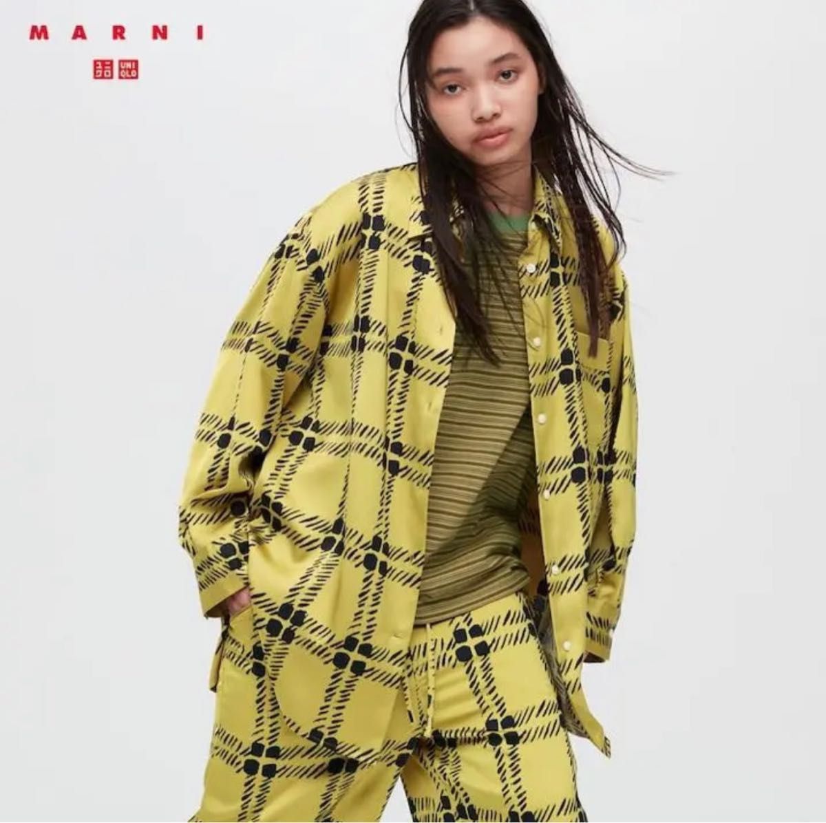 Marni × Uniqlo UniQlo x Marni Oversized Buton Up Shirt Women’s Size M Size M / US 6-8 / IT 42-44 - 1 Thumbnail