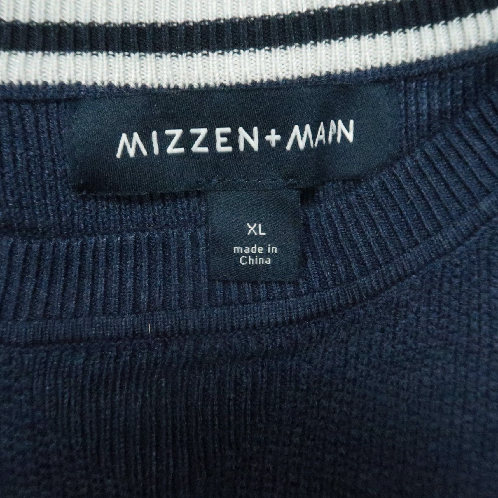 Mizzen+Main Mizzen Main Sweater Mens Large Blue Pullover Crew Neck Knit Jumper Shirt Hoodie? Size US L / EU 52-54 / 3 - 3 Thumbnail