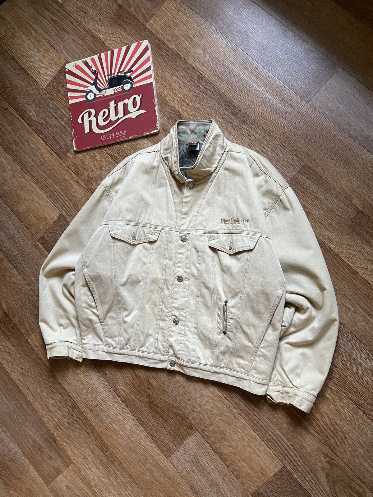 Diesel Diesel Industry Denim Distressed Heavy Jacket Size US XXL / EU 58 / 5 - 2 Thumbnail