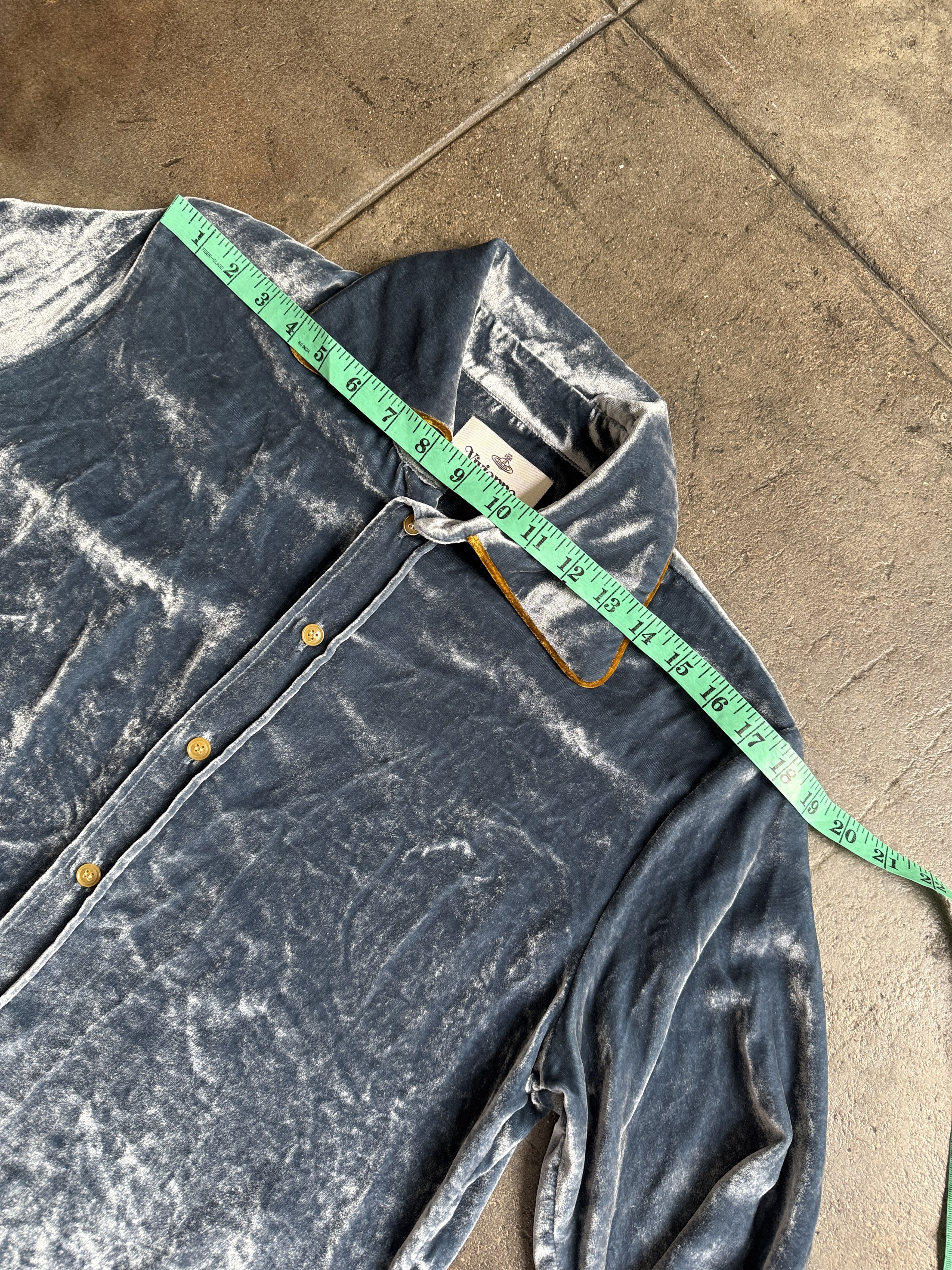Vivienne Westwood New Velvet Vivienne Westwood Shirt w/ Gold Piping Size M / US 6-8 / IT 42-44 - 10 Thumbnail
