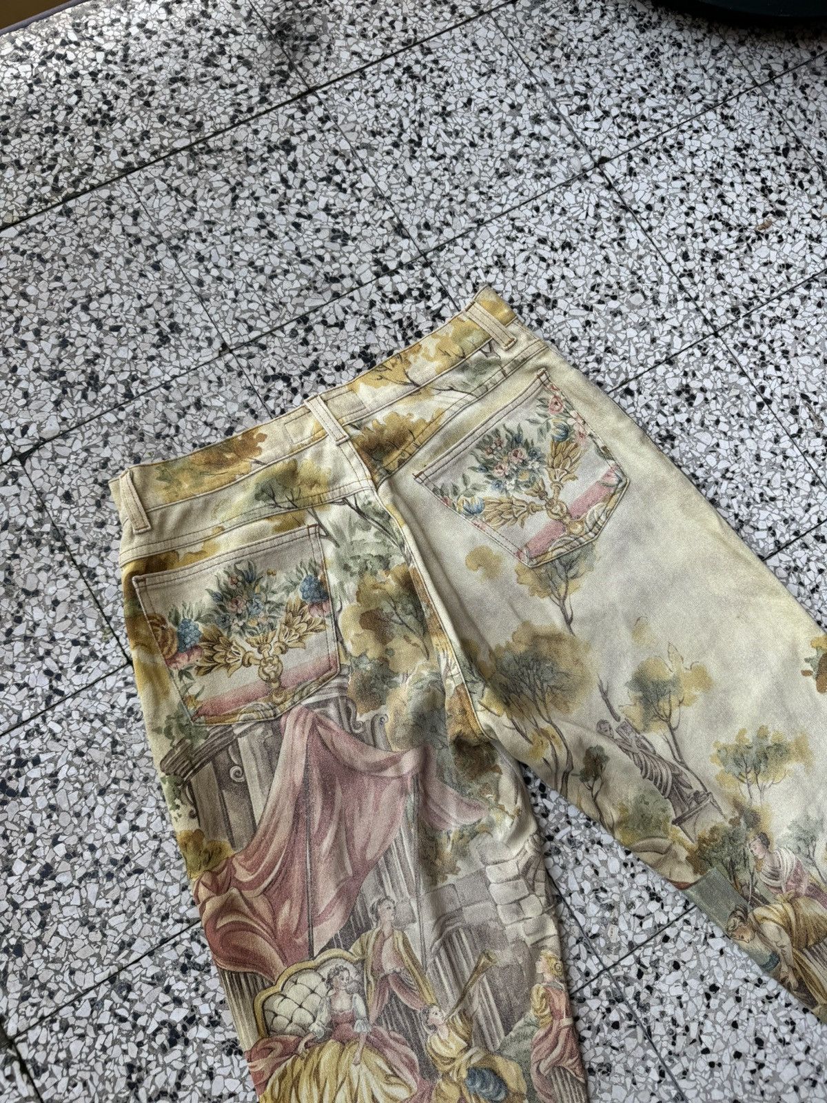 Roberto Cavalli Roberto Cavalli romantic renaissance angels print Size 32" / US 10 / IT 46 - 11 Thumbnail