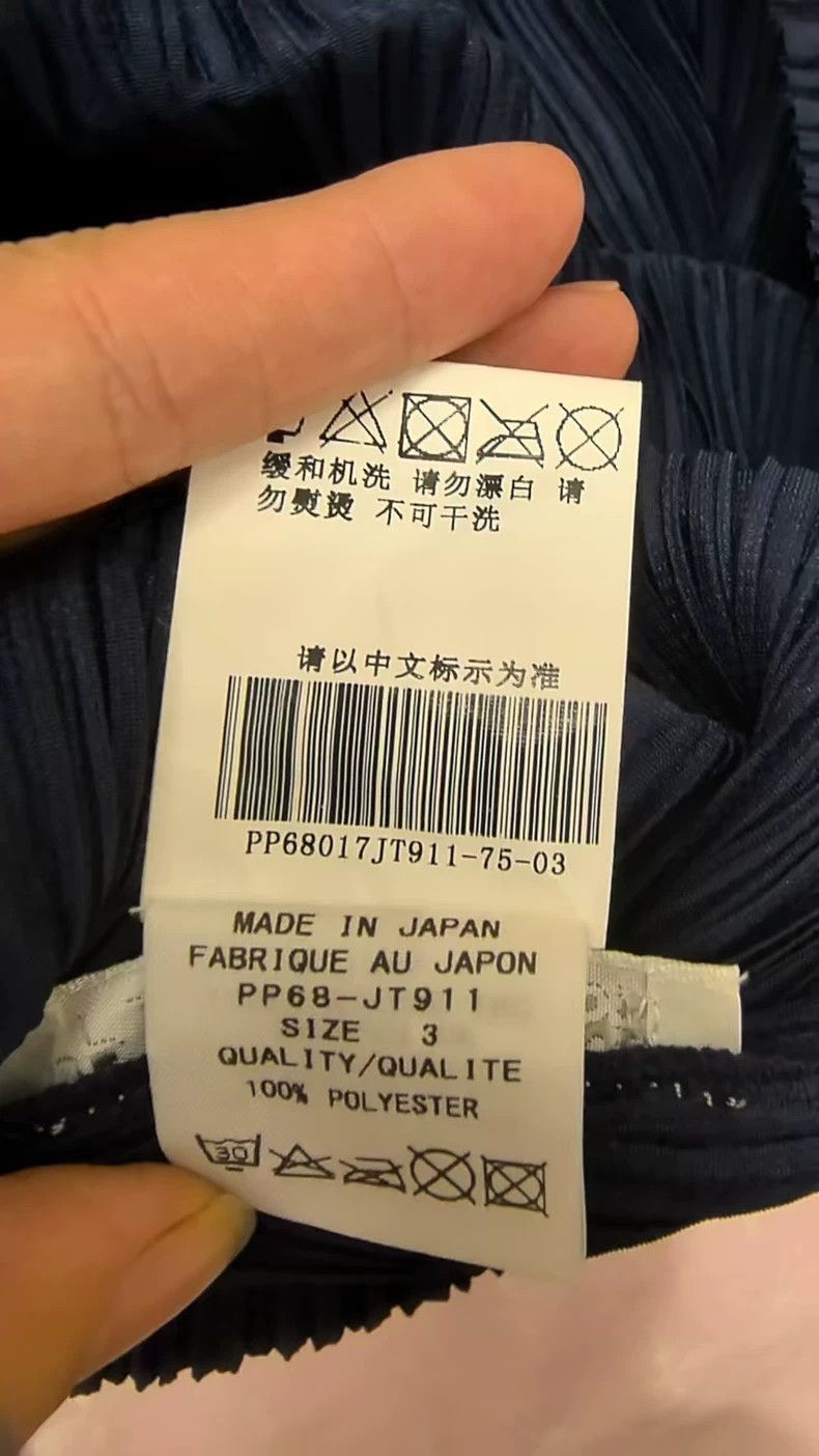 Issey Miyake Issey Miyake size:3 Navy blue pleated dress Size S / US 4 / IT 40 - 6 Thumbnail