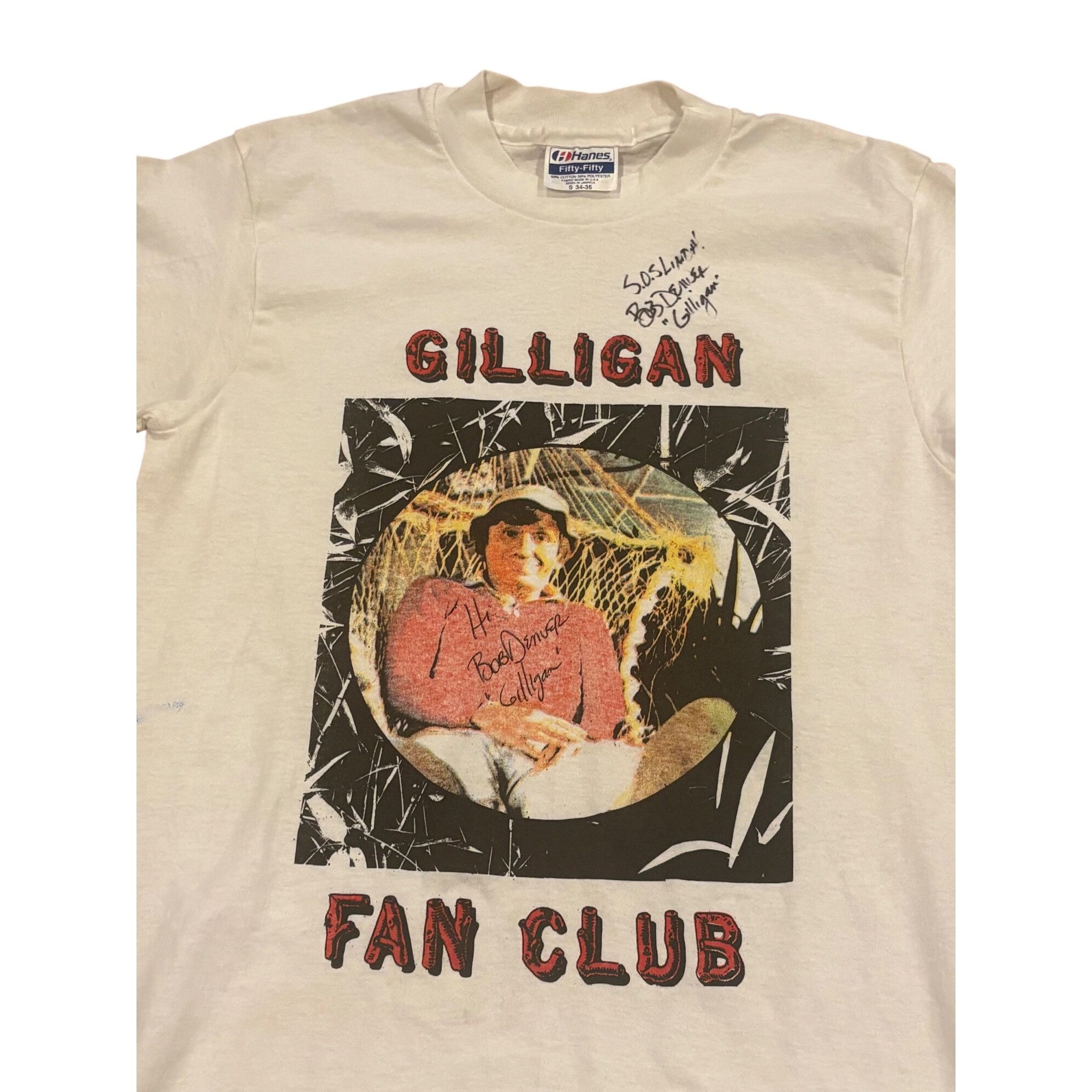 Hanes Vintage Bob Denver Original Autograph Signed Rare Gilligan F Size US S / EU 44-46 / 1 - 6 Thumbnail