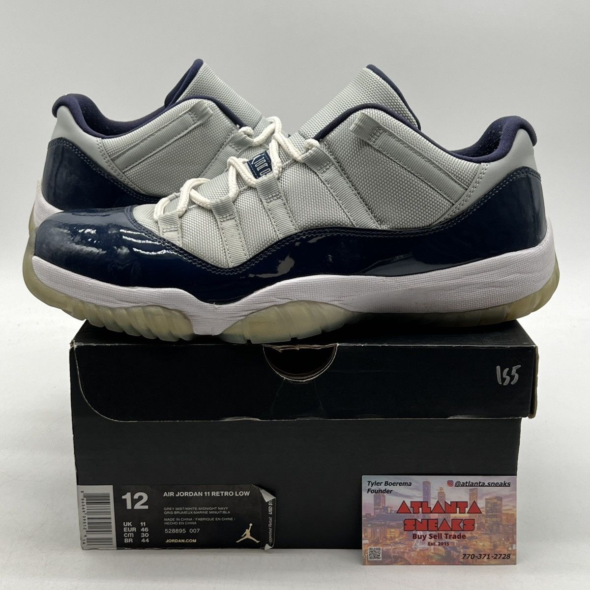 Jordan Brand Air Jordan 11 low Georgetown Size US 12 / EU 45 - 1 Thumbnail