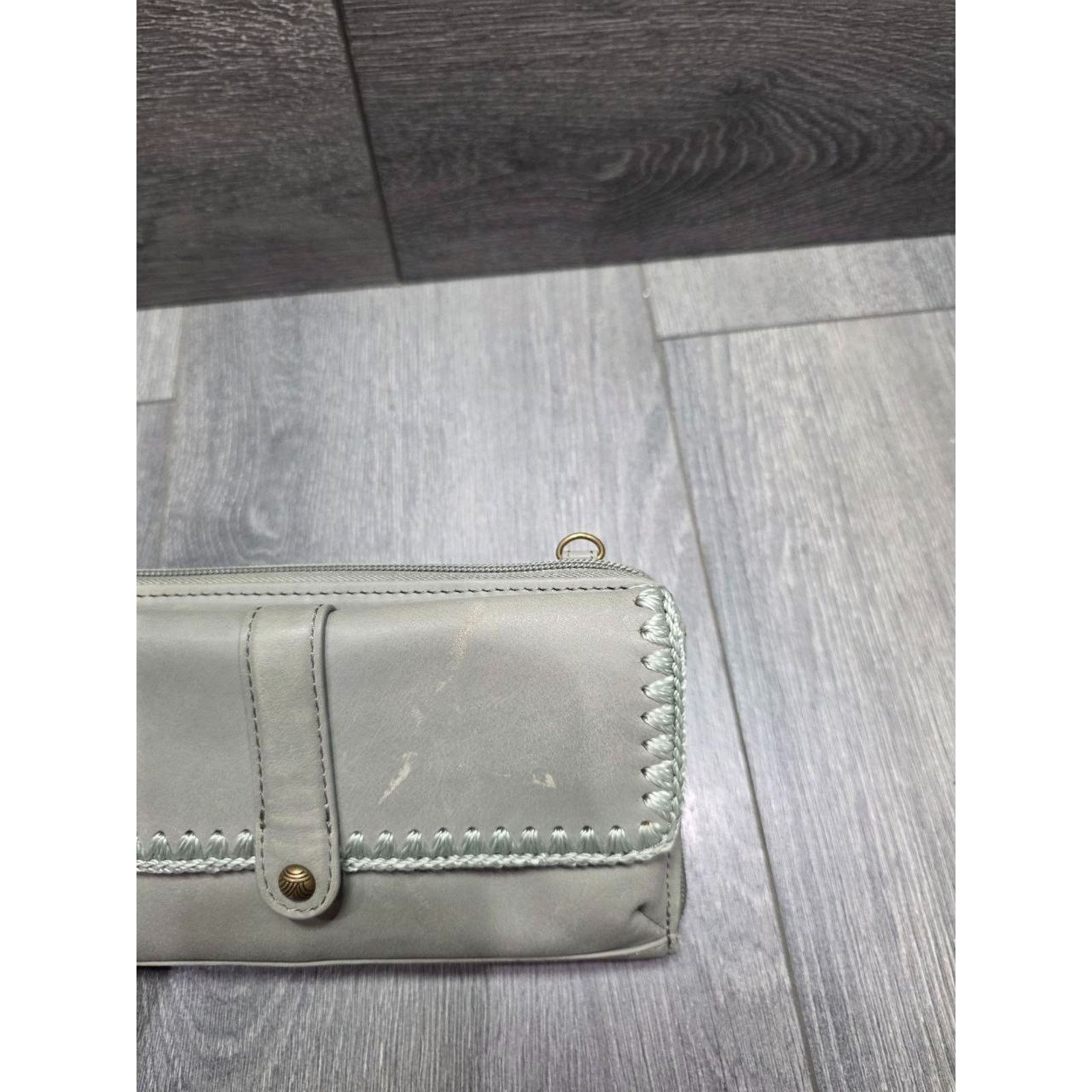 The Sak The Sak Genuine Leather Crossbody Bag Silver B000469 Size ONE SIZE - 9 Thumbnail