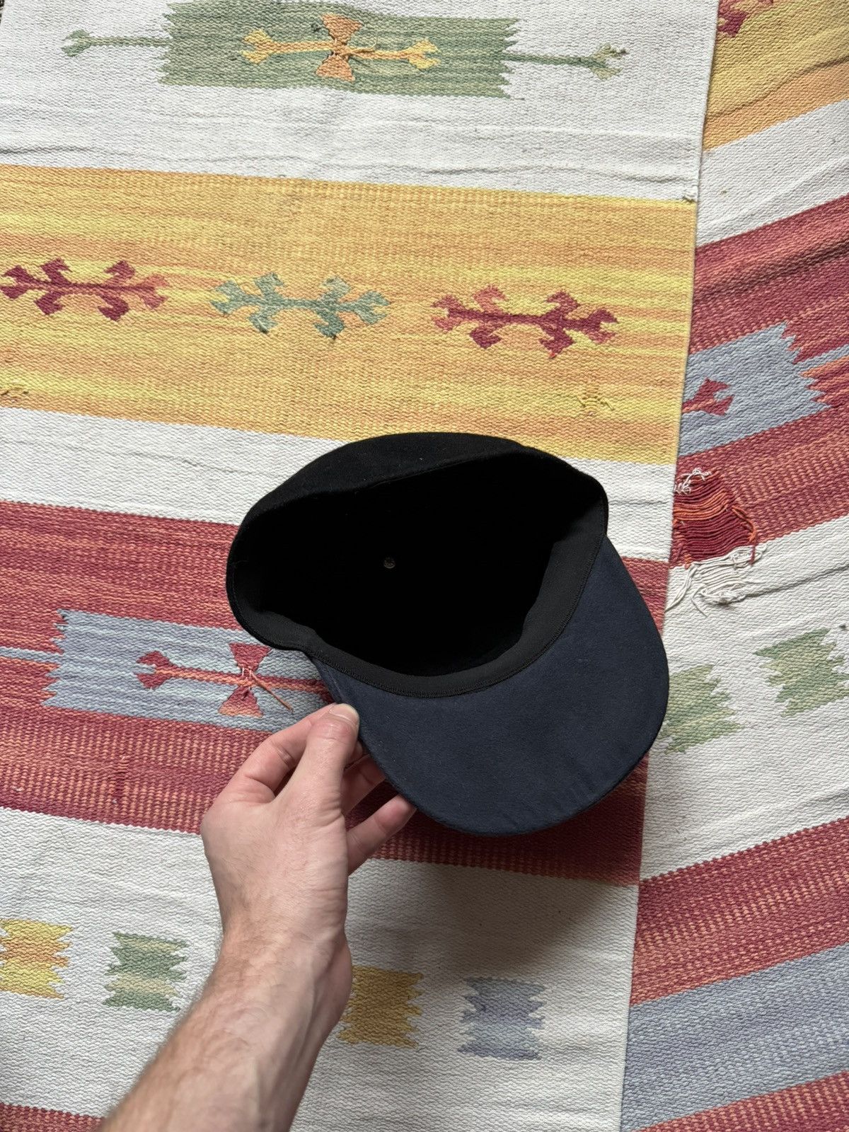 Vintage Vintage 90’s Kangol y2k Black Wool Hat Size ONE SIZE - 5 Thumbnail
