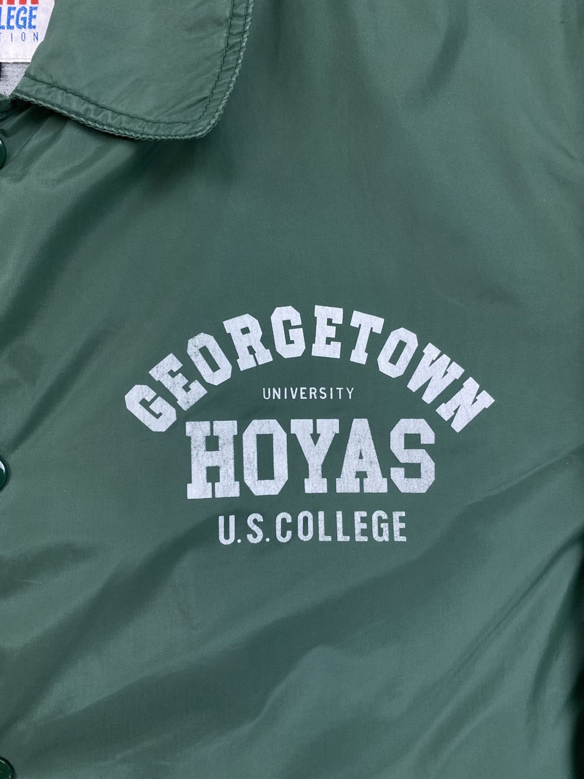 Vintage Vintage Georgetown Hoyas U.S College Button Shirt Jacket Size US L / EU 52-54 / 3 - 8 Thumbnail