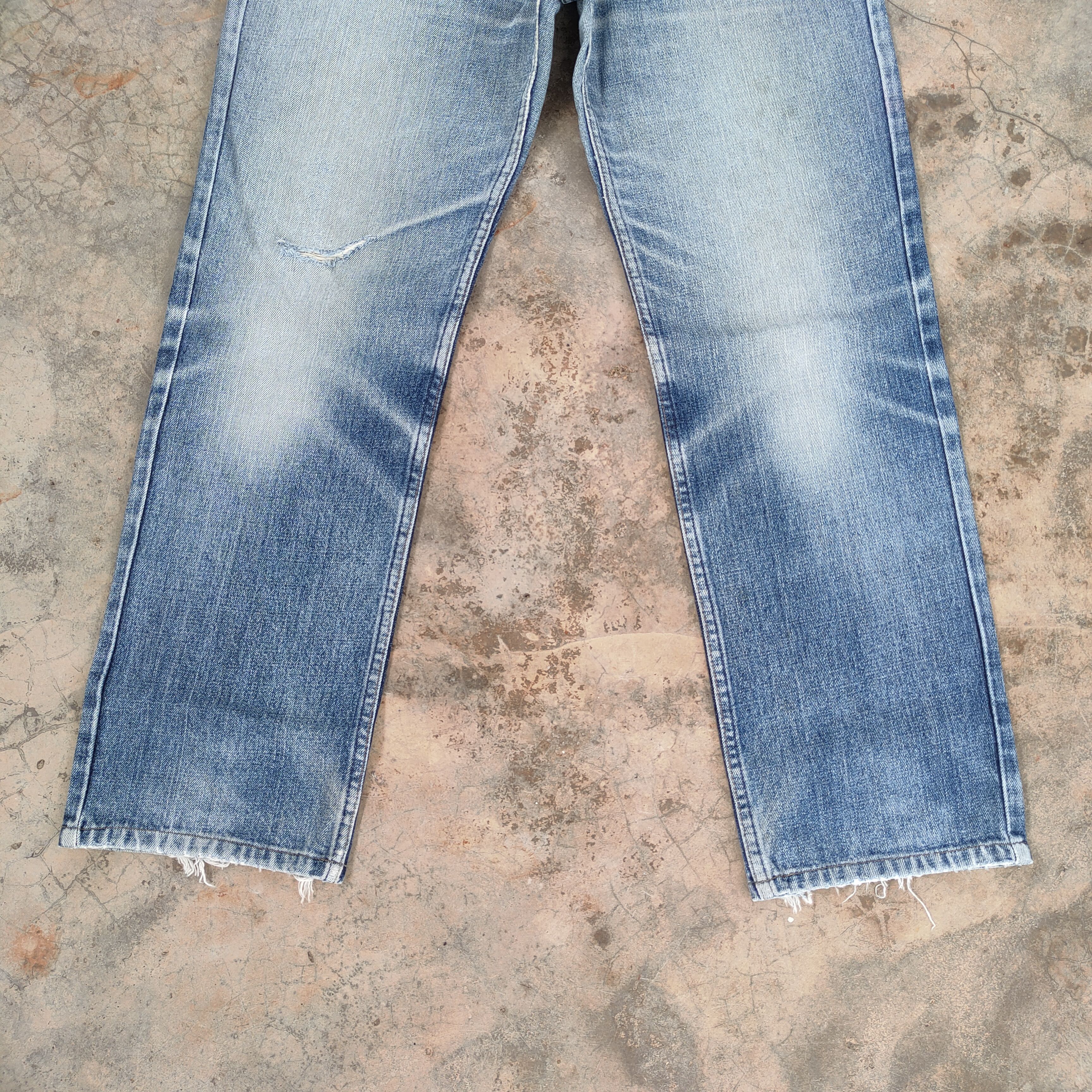 Levi's VINTAGE LEVI'S 533 FADED DISTRESSED JEANS DENIM PANTS Size US 33 - 4 Thumbnail