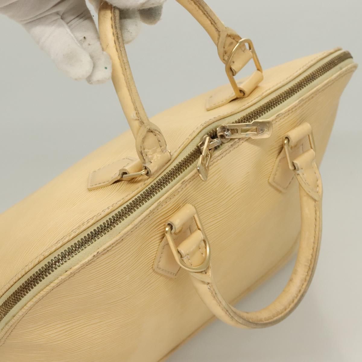 LOUIS VUITTON Epi Alma Hand Bag Vanilla M5214a M5214a