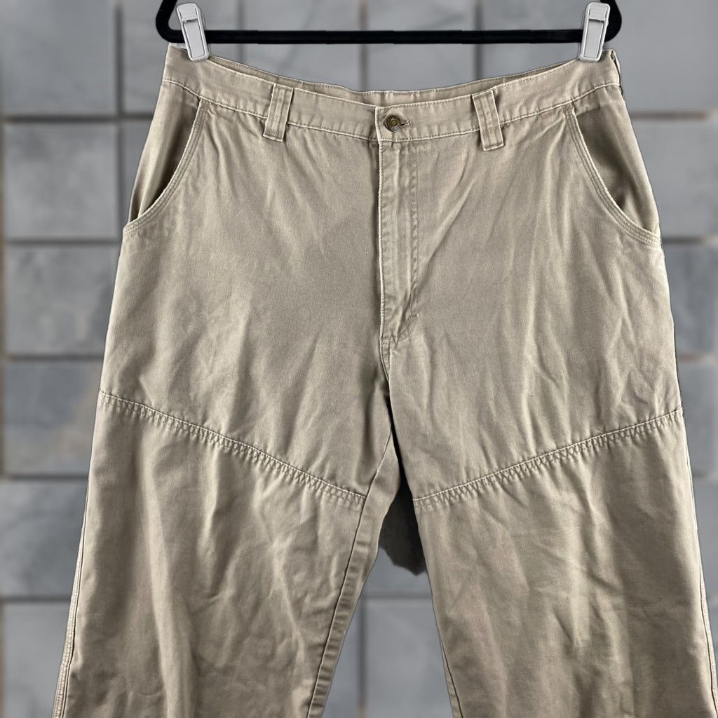 Vintage L.L. Bean Pants Mens 36 Khakis Beige Outdoor Hiking Camping Flap-Button Pockets Size US 36 / EU 52 - 1 Thumbnail