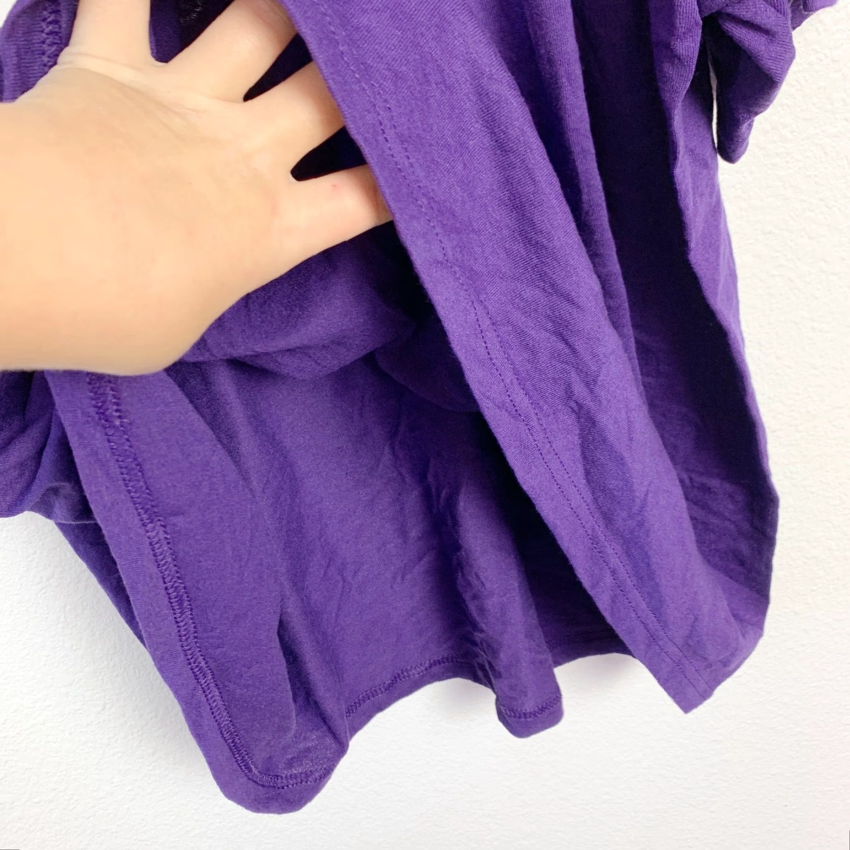 Jerzees VINTAGE(KSU) Kansas State University Wild West Catbackers Purple White Tee T-Shirt 2X B Size US XXL / EU 58 / 5 - 5 Thumbnail