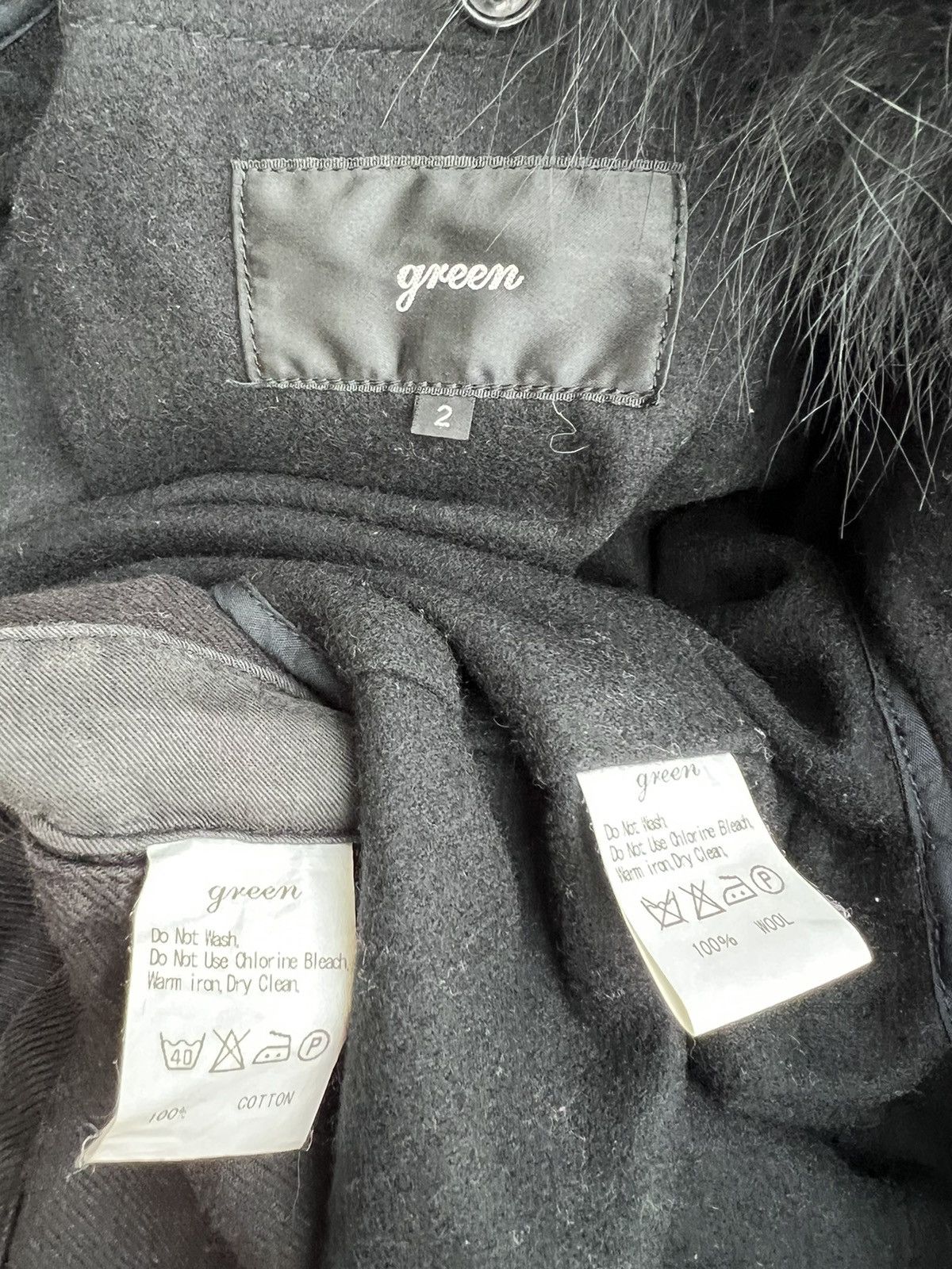 HYKE × If Six Was Nine Green Hideaki Yoshihara Coyote Fur Rider Denim Jacket Size US S / EU 44-46 / 1 - 24 Thumbnail