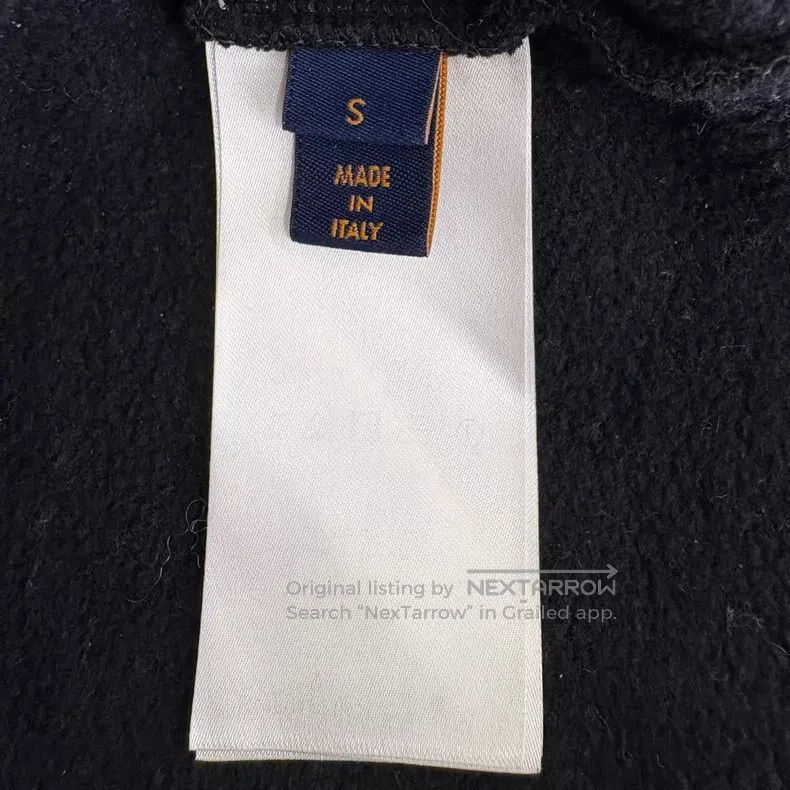 Louis Vuitton Louis Vuitton Black Embroidered Gradient Full Logo Sweatsh Size US S / EU 44-46 / 1 - 4 Thumbnail