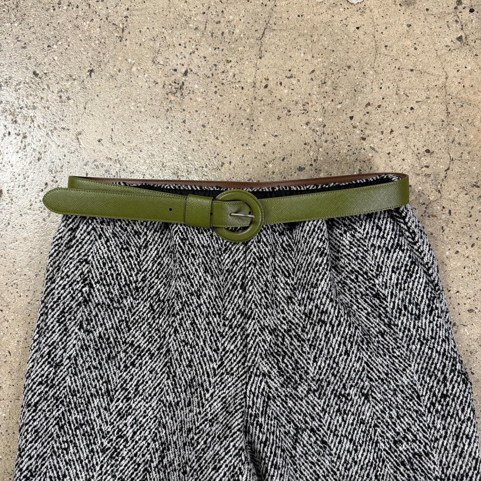 Prada Prada Wool Blend Pants w/ Attachable Belt Size 36" / US 14 / IT 50 - 2 Thumbnail