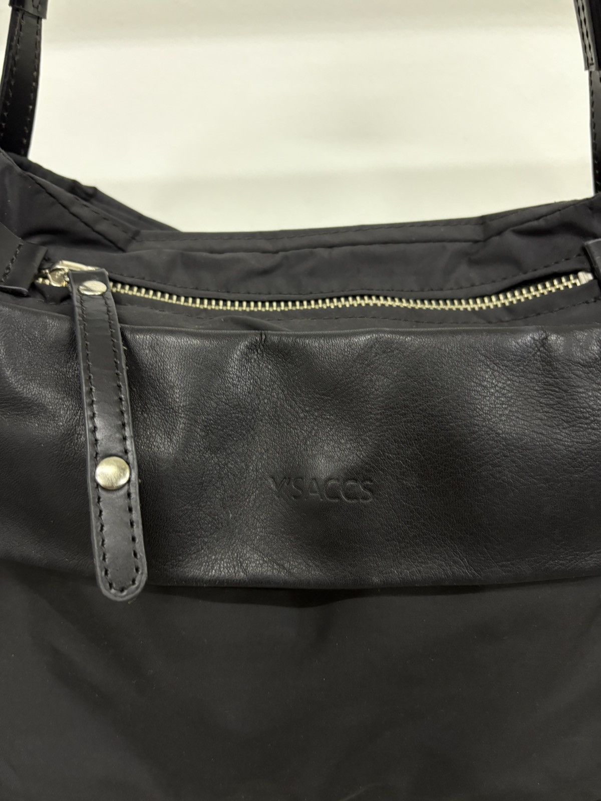 Yohji Yamamoto Yohji Yamamoto Y'SACCS bag black bag leather pocket design Size ONE SIZE - 2 Thumbnail