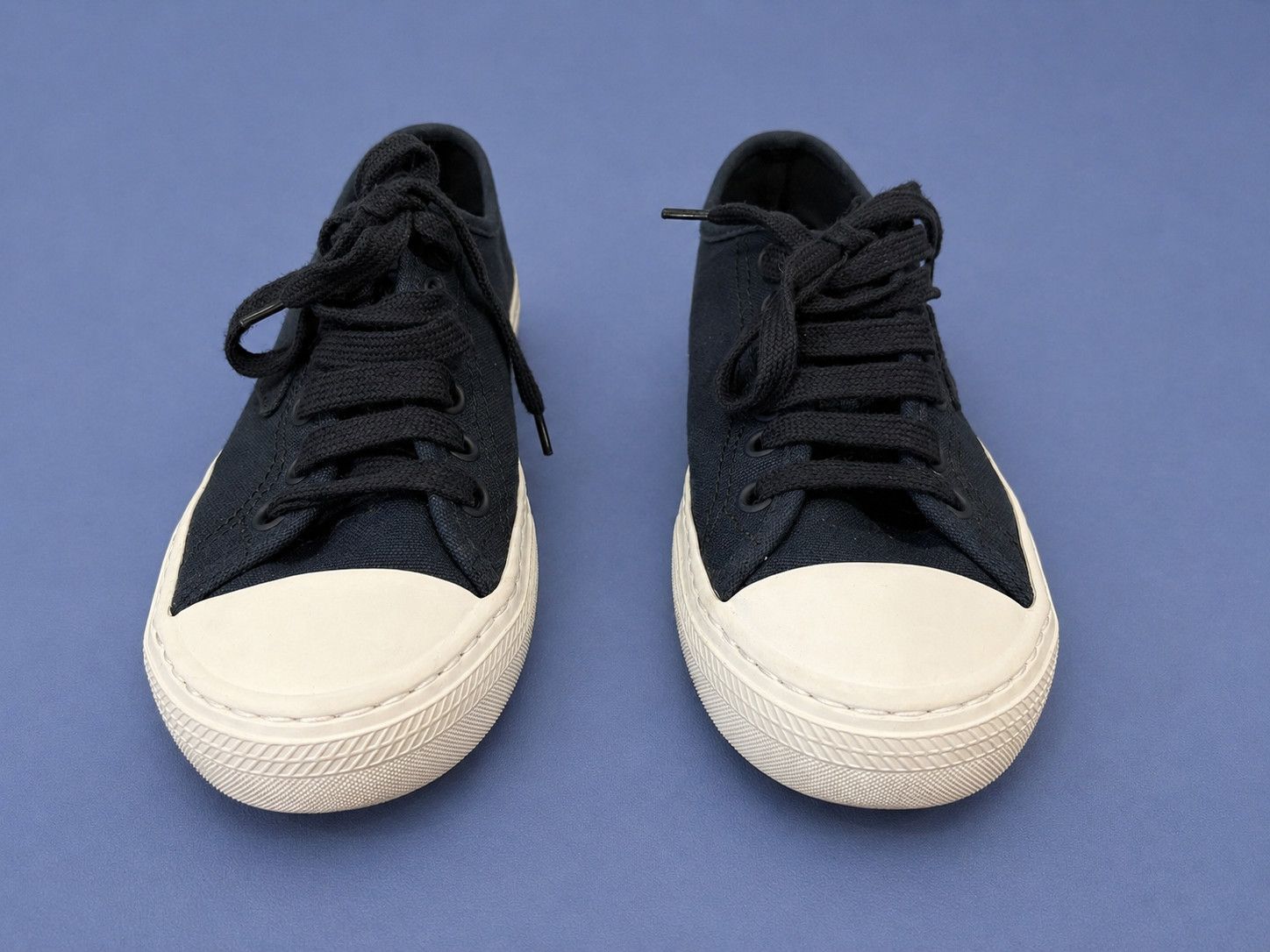 Prada Prada Canvas Triangle Logo Sneakers Size 7 Size US 7 / EU 40 - 2 Thumbnail